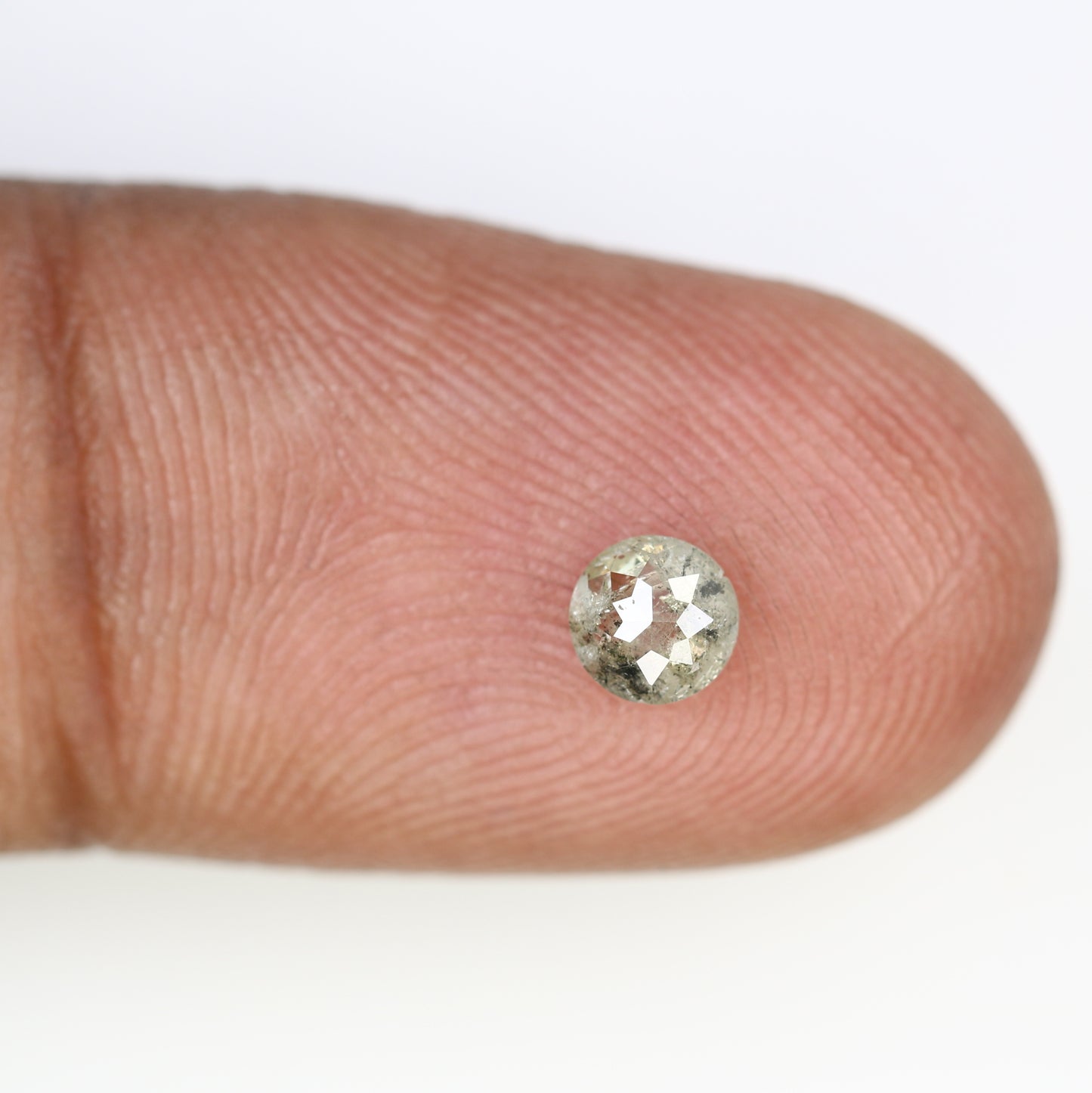 0.40 CT Grey Round Rose Cut 4.50 MM Loose Galaxy Diamond for Custom Statement Rings, Unique Engagement Jewelry & Elegant Fine Jewelry - JayKrishna Diamond