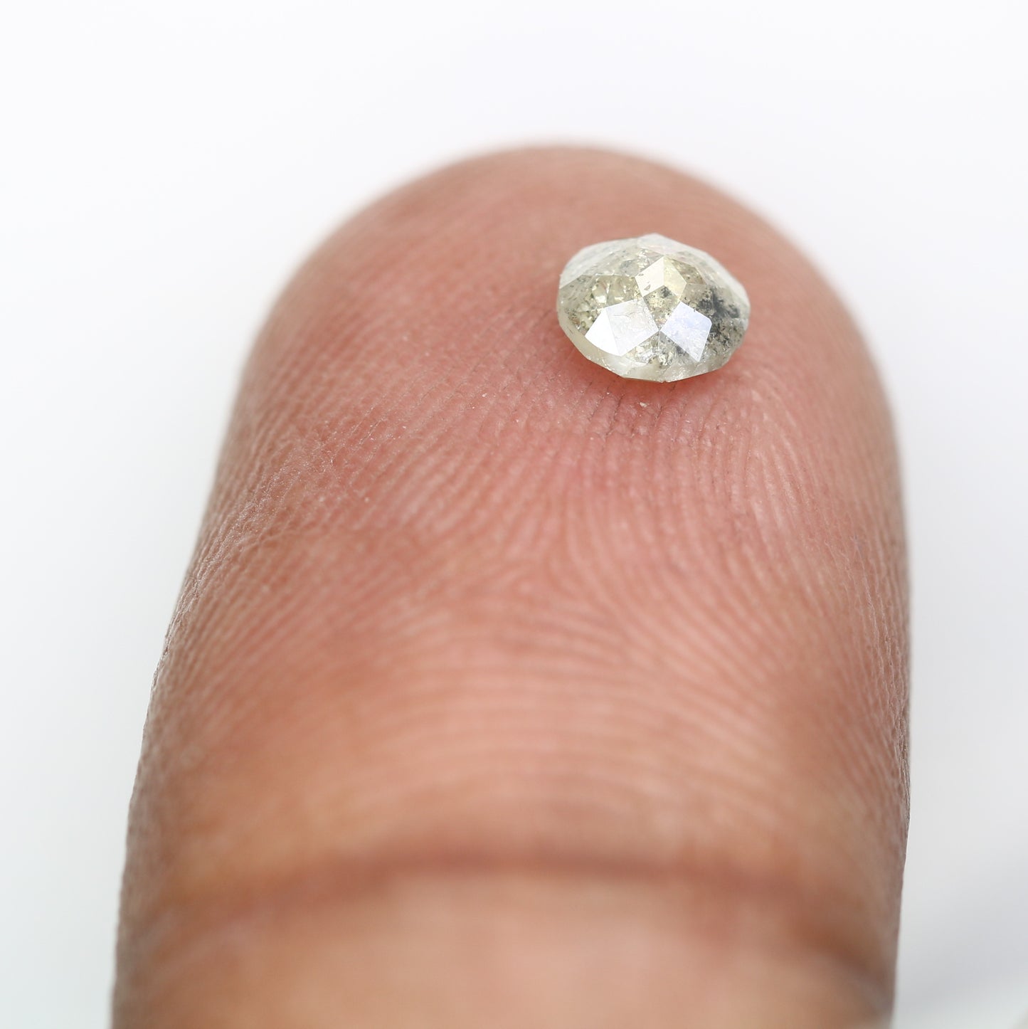 0.40 CT Grey Round Rose Cut 4.50 MM Loose Galaxy Diamond for Custom Statement Rings, Unique Engagement Jewelry & Elegant Fine Jewelry - JayKrishna Diamond