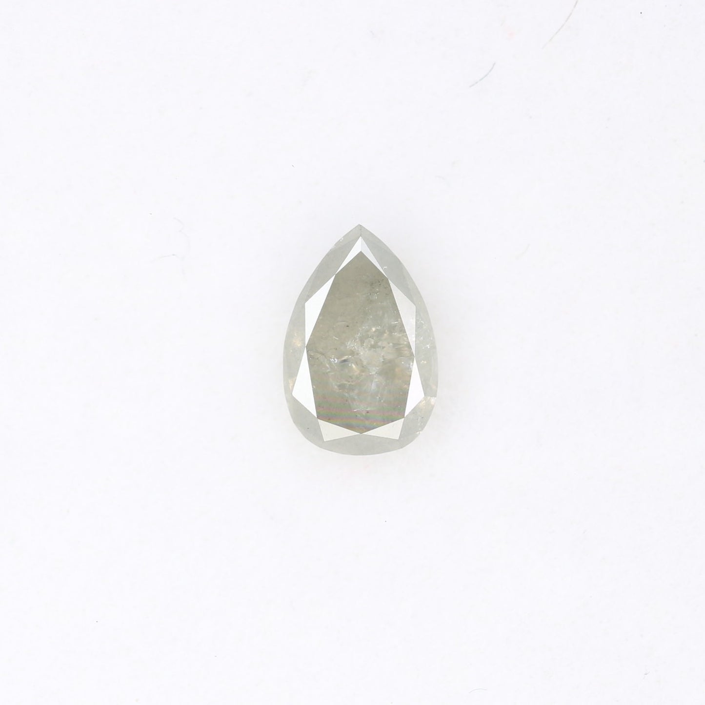 0.39 CT 6.00 MM Loose Grey Pear Shaped Diamond for Custom Promise Rings, Unique Engagement Jewelry & Elegant Fine Jewelry - JayKrishna Diamond