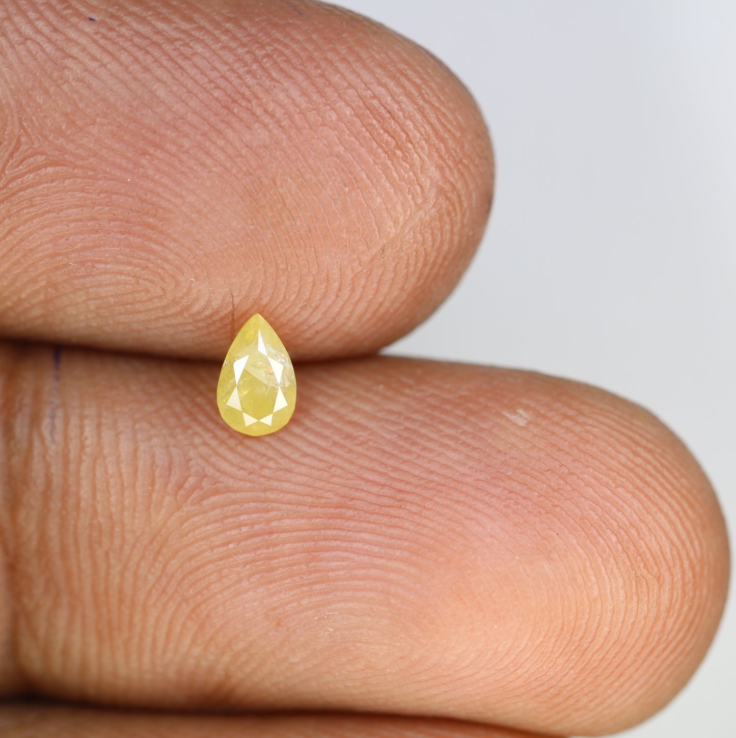 0.30 CT Grey 5.10 MM Pear Shaped Loose Diamond – Perfect for Proposal Rings | Elegant Grey Pear Shape Diamond - JayKrishna Diamond