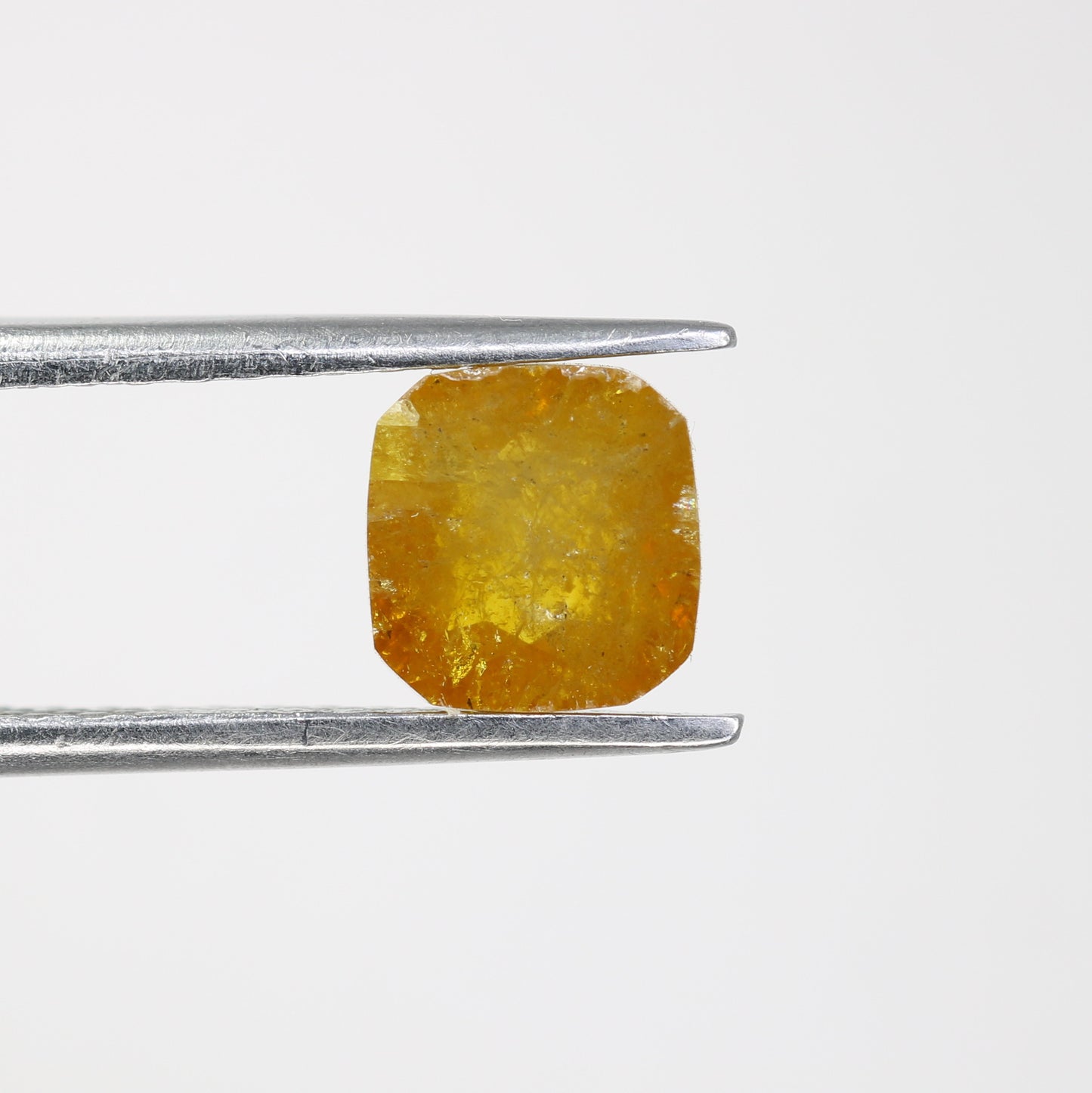 1.54 CT 6.70 MM Cushion Shape Yellow Natural Diamond For Wedding Ring - JayKrishna Diamond