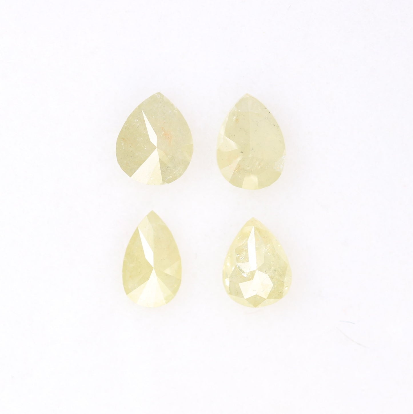 1.02 CT Fancy Light Yellow Pear Shape 5.00 MM Diamond For Statement Ring - JayKrishna Diamond