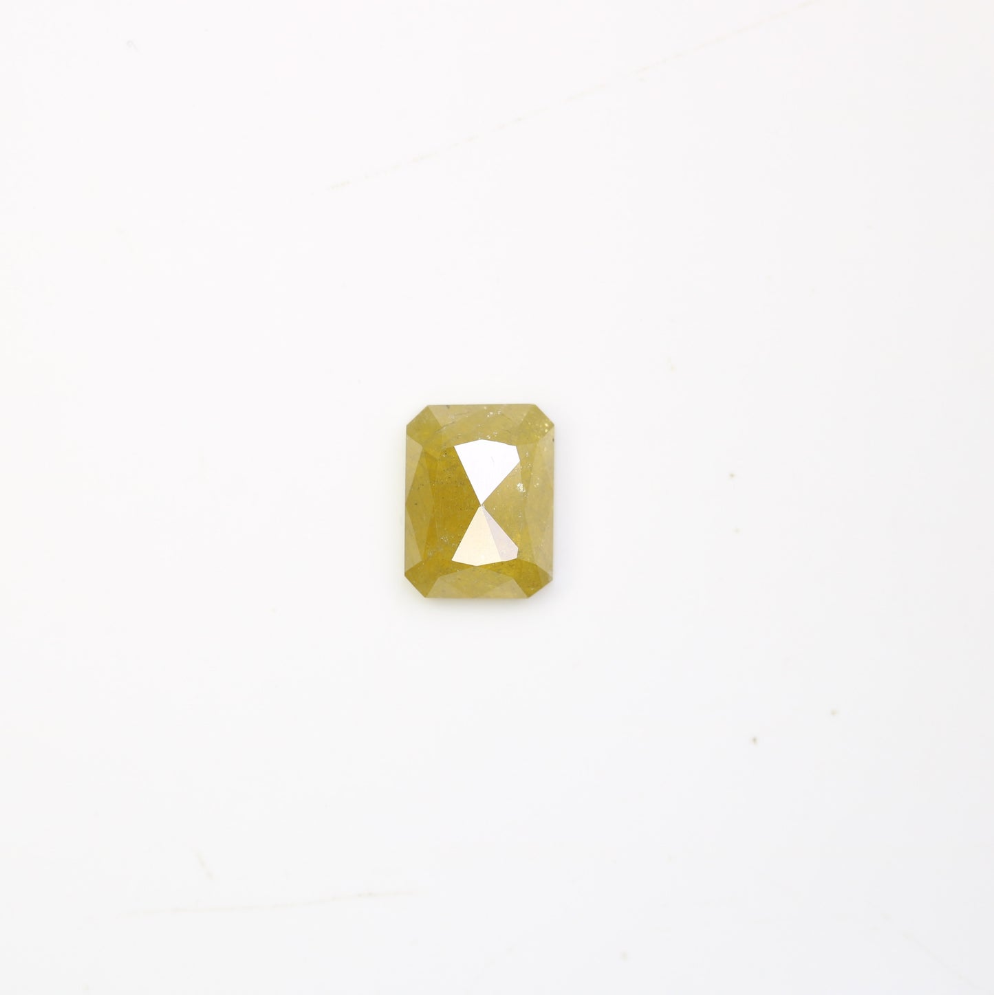 1.12 CT 6.70 MM Emerald Shape Yellow Natural Diamond For Wedding Ring - JayKrishna Diamond