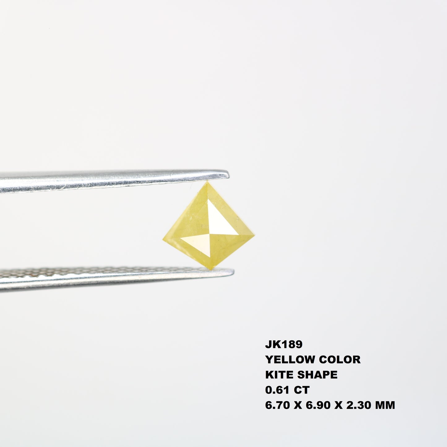 0.61 CT Kite Shape Yellow Diamond (6.70 MM) for a Unique Engagement Ring: Stunning Gemstone Jewelry Piece - JayKrishna Diamond