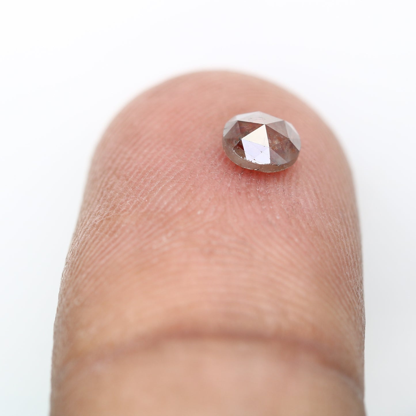 0.40 CT 4.60 x 2.10 MM Round Rose Cut Loose Red Color Diamond for Custom Proposal Rings, Unique Engagement Jewelry & Elegant Fine Jewelry - JayKrishna Diamond