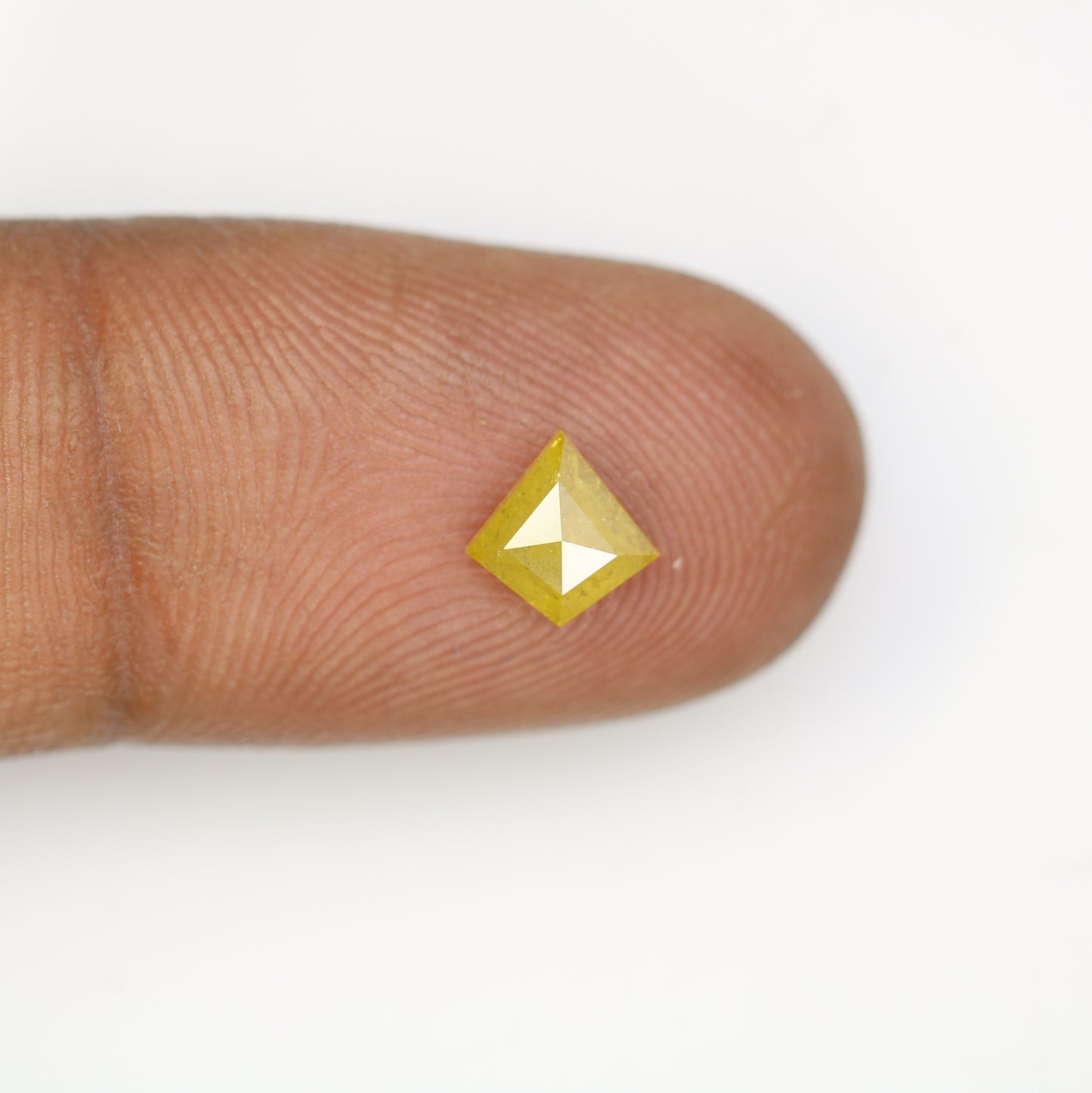 0.72 CT 6.70 MM Fancy Yellow Kite Shape Natural Diamond For Wedding Ring - JayKrishna Diamond