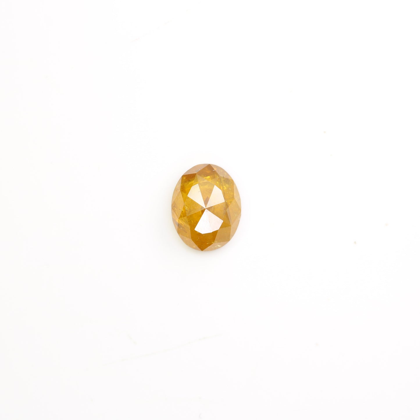 1.19 CT 7.00 MM Natural Yellow Oval Shape Diamond For Proposal Ring - JayKrishna Diamond