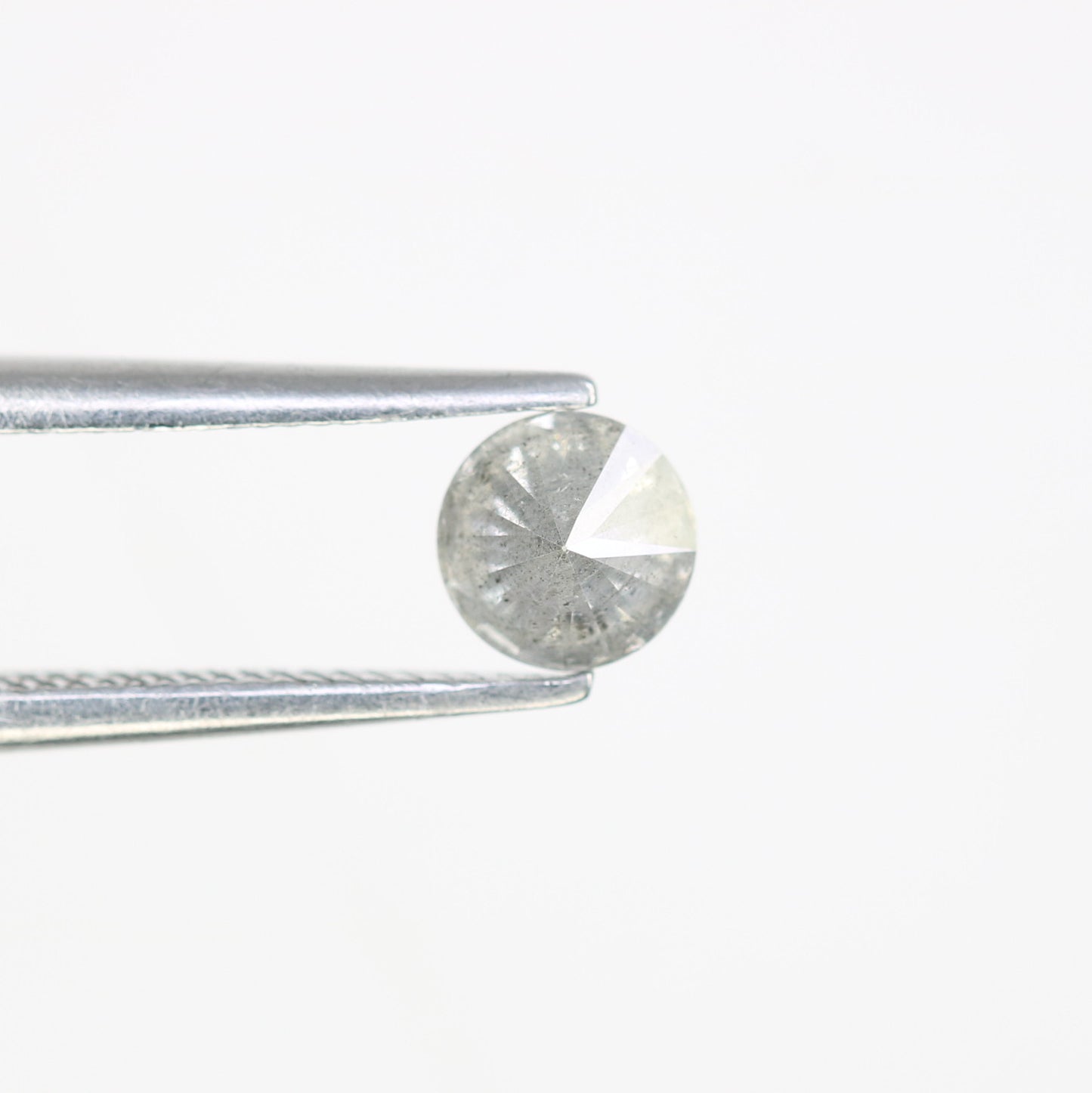 0.38 CT Round Brilliant Cut Salt and Pepper Diamond 4.60 x 2.70 MM | Natural Gemstone for Custom Designer Rings, Unique & Ethical Engagement Jewelry - JayKrishna Diamond