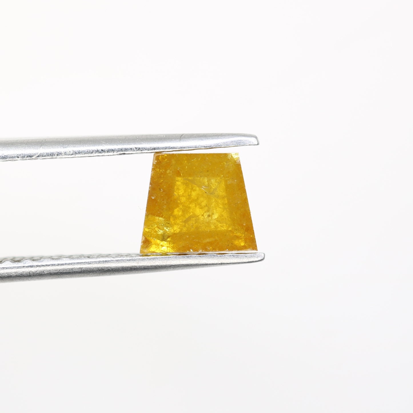 0.97 CT 5.60 MM Fancy Yellow Geometric Shape Loose Diamond For Engagement Ring - JayKrishna Diamond