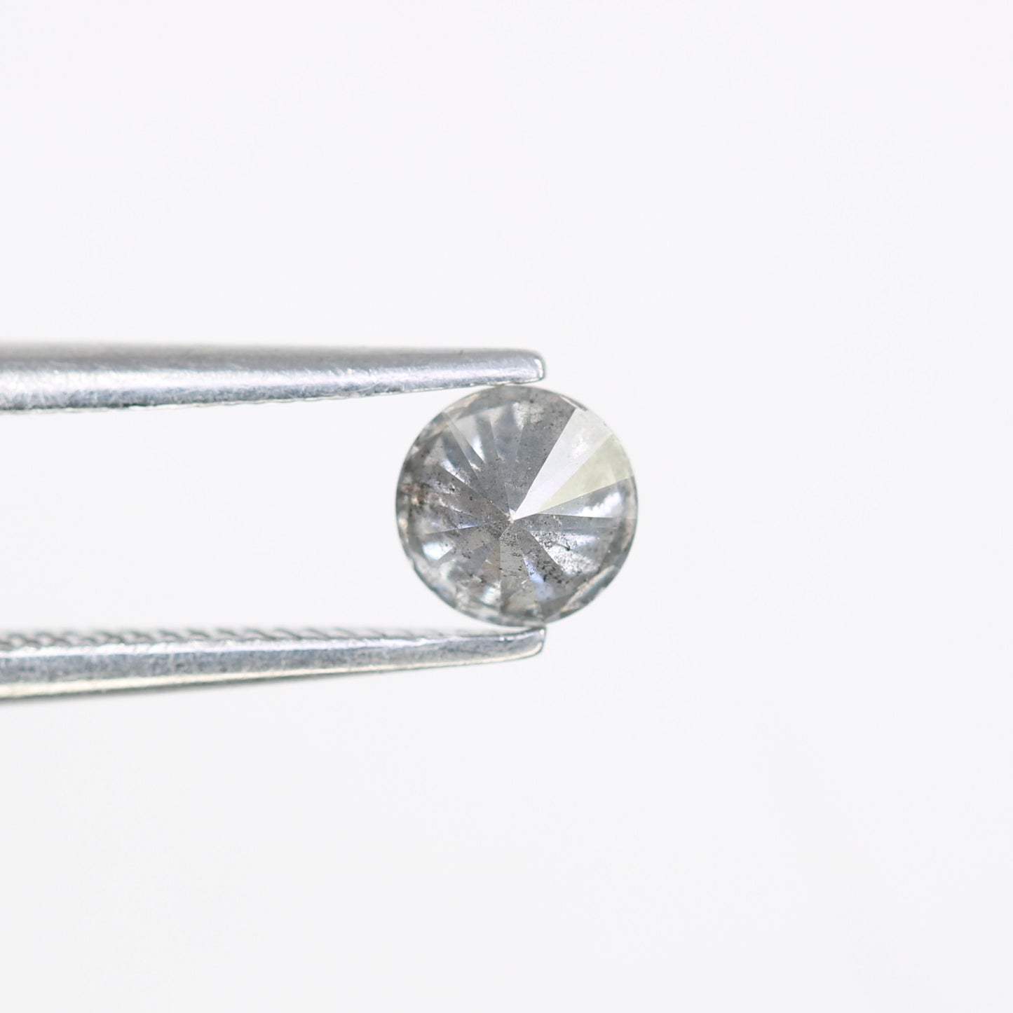 0.40 CT Salt and Pepper Round Brilliant Cut Loose Diamond for Custom Engagement Rings, Unique Fine Jewelry & Ethical Bridal Jewelry - JayKrishna Diamond