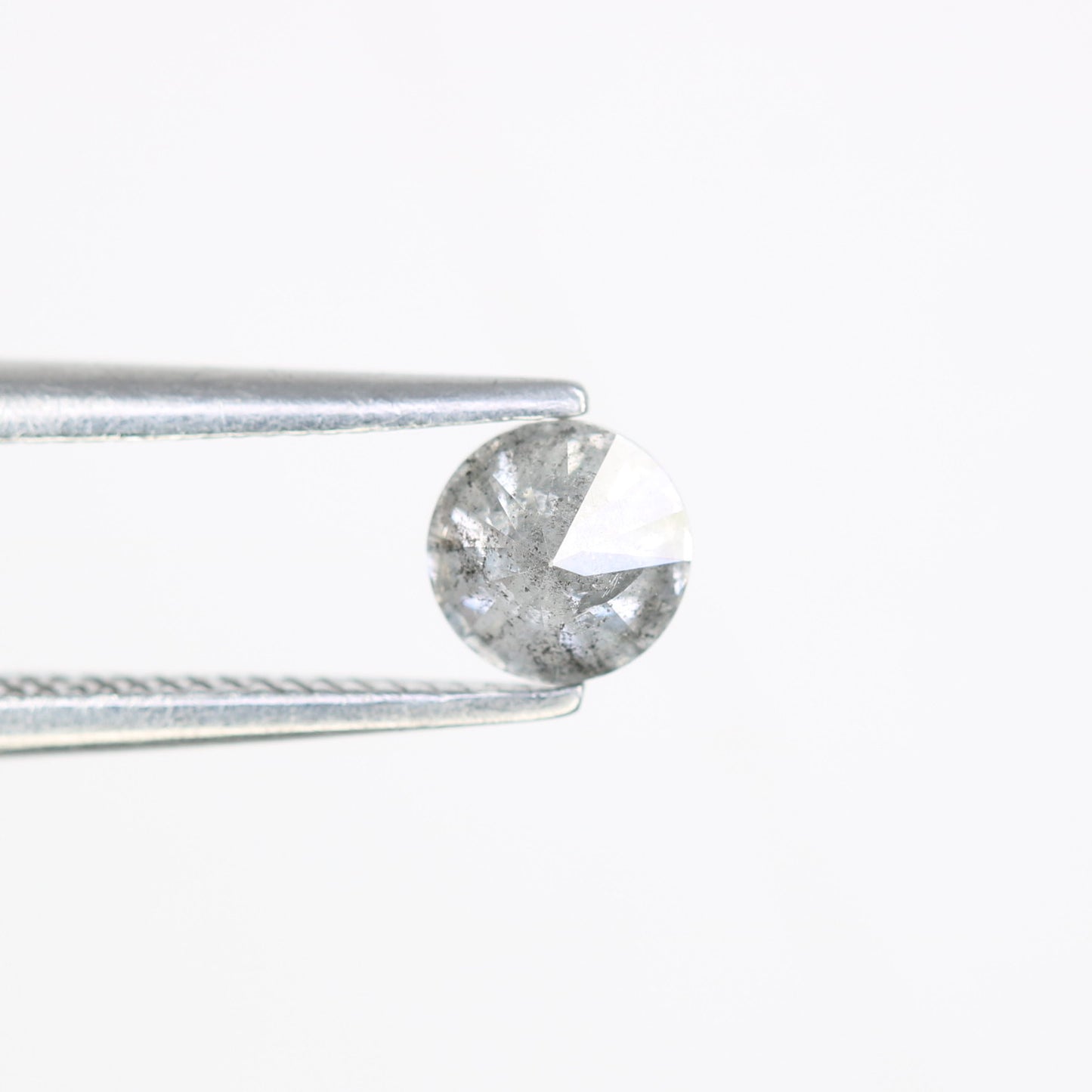 0.39 CT Salt and Pepper Round Brilliant Cut Natural Diamond for Custom Proposal Rings, Unique Engagement Jewelry & Ethical Fine Jewelry - JayKrishna Diamond