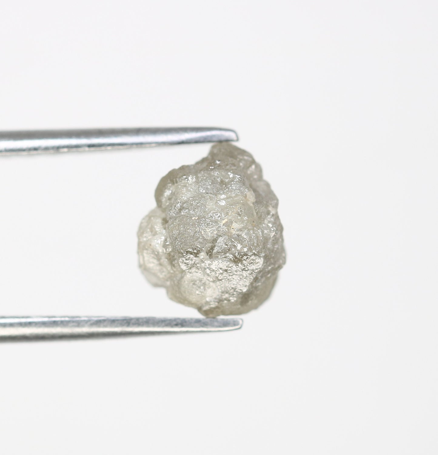 2.02 CT Raw Rough Irregular Cut Grey Natural Diamond For Engagement Ring - JayKrishna Diamond