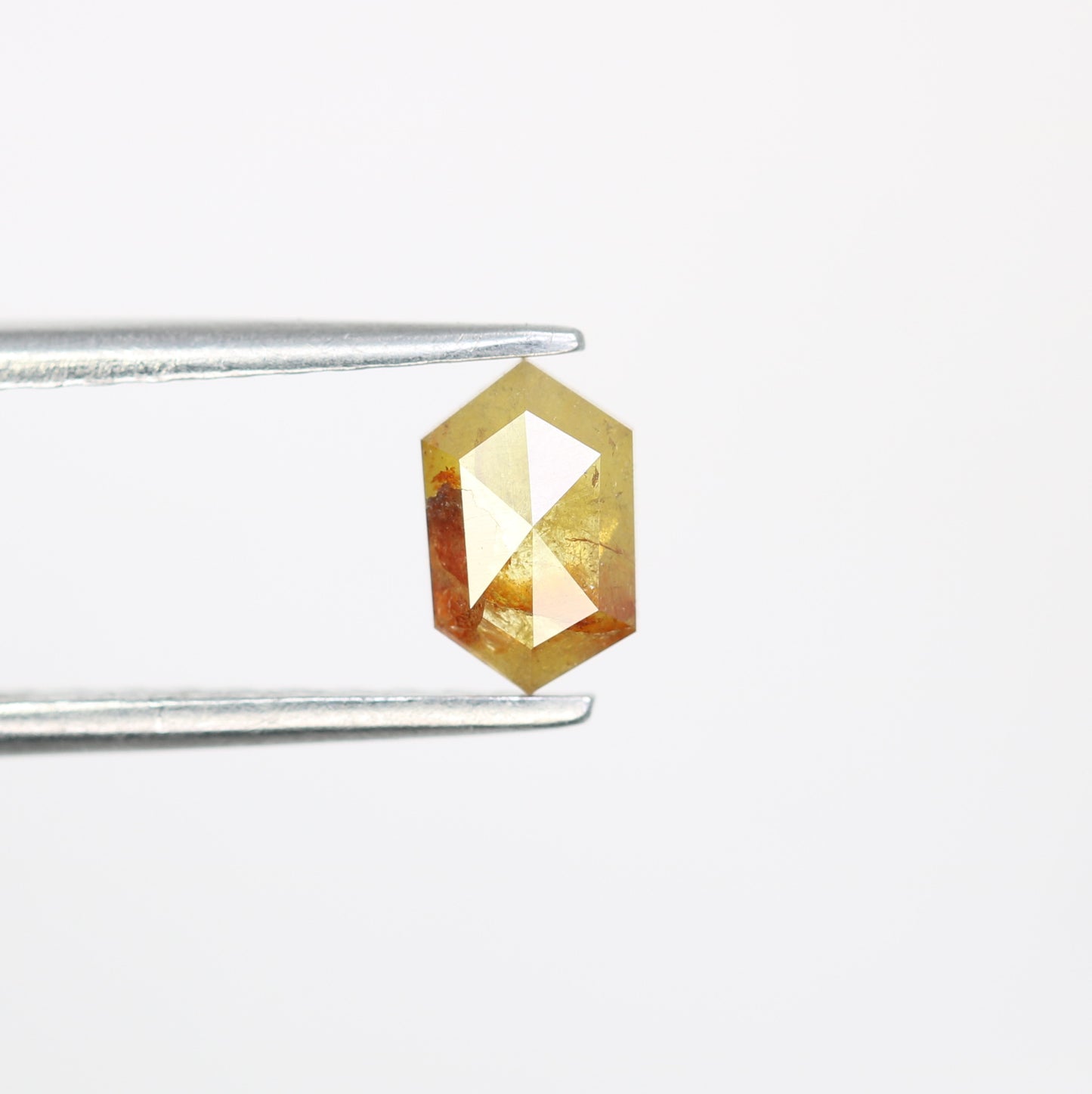 0.56 CT Fancy Yellow Elongated Hexagon Diamond – Stunning Loose Gem for Artisan Wedding Rings - JayKrishna Diamond