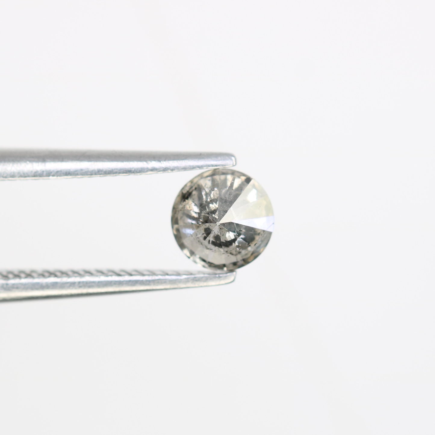 0.39 CT 4.60 x 2.80 MM Round Brilliant Cut Salt and Pepper Loose Diamond for Custom Engagement Rings, Unique Fine Jewelry & Ethical Wedding Jewelry - JayKrishna Diamond