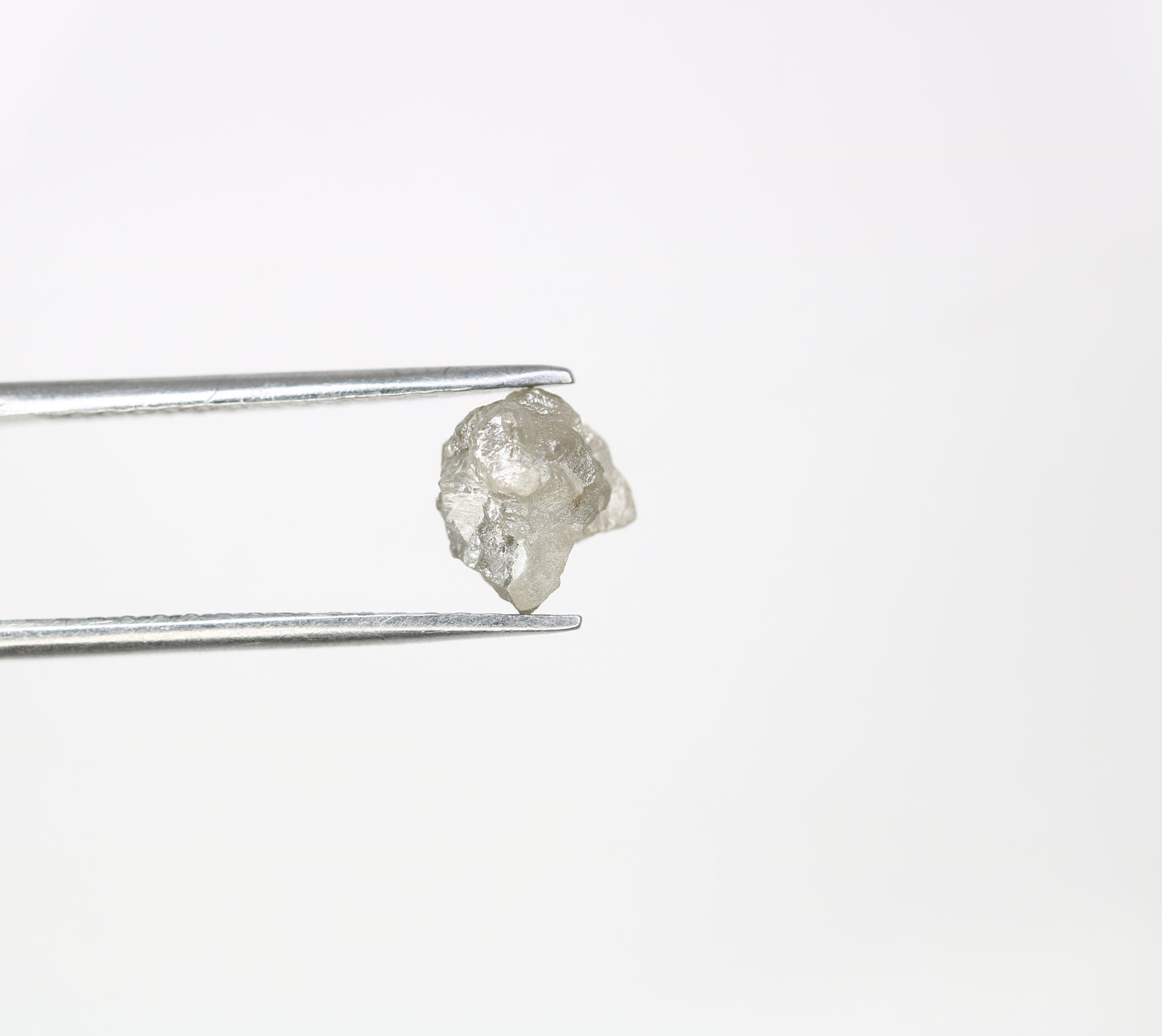 2.02 CT Raw Rough Irregular Cut Grey Natural Diamond For Engagement Ring - JayKrishna Diamond