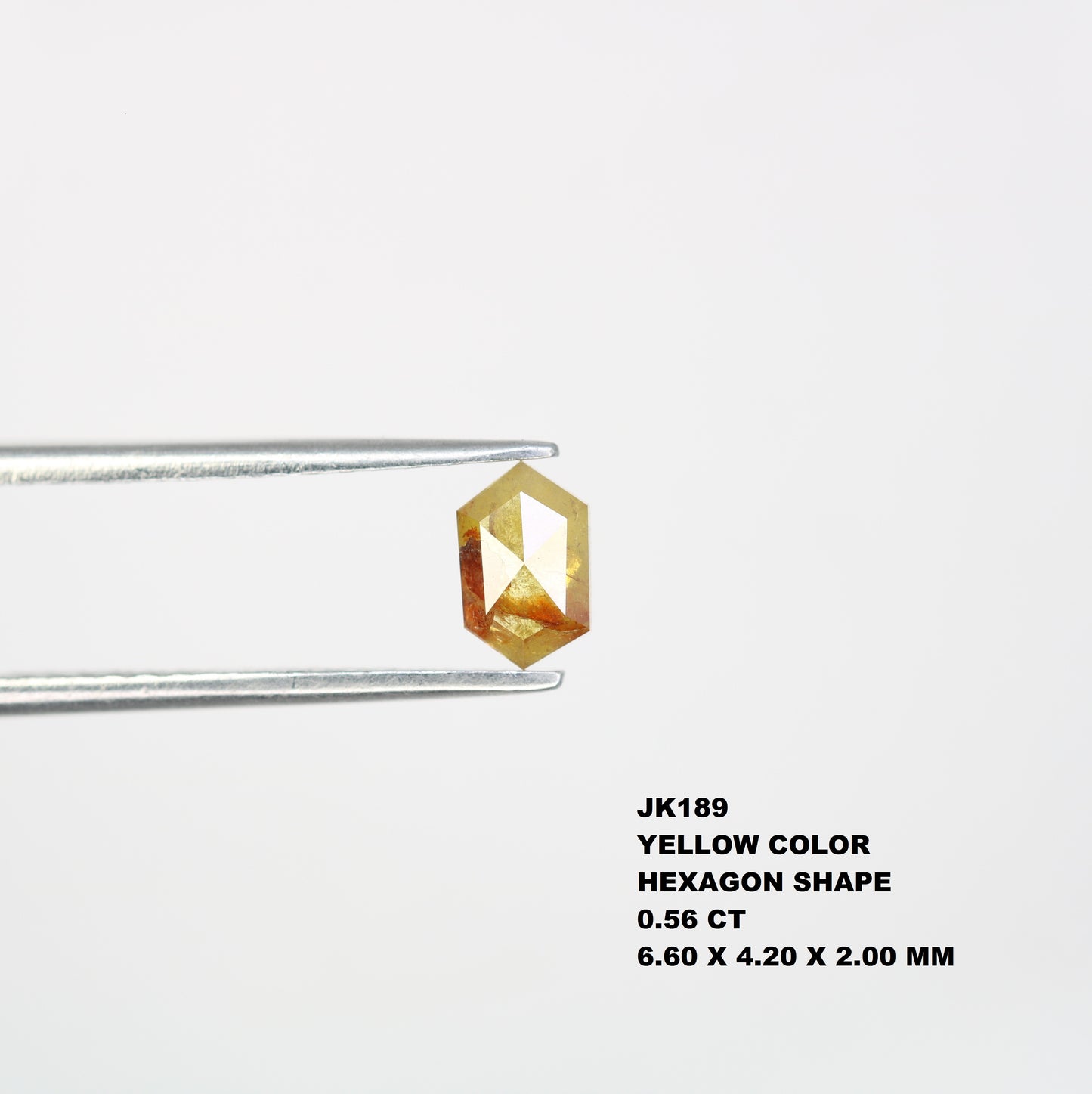 0.56 CT Fancy Yellow Elongated Hexagon Diamond – Stunning Loose Gem for Artisan Wedding Rings - JayKrishna Diamond
