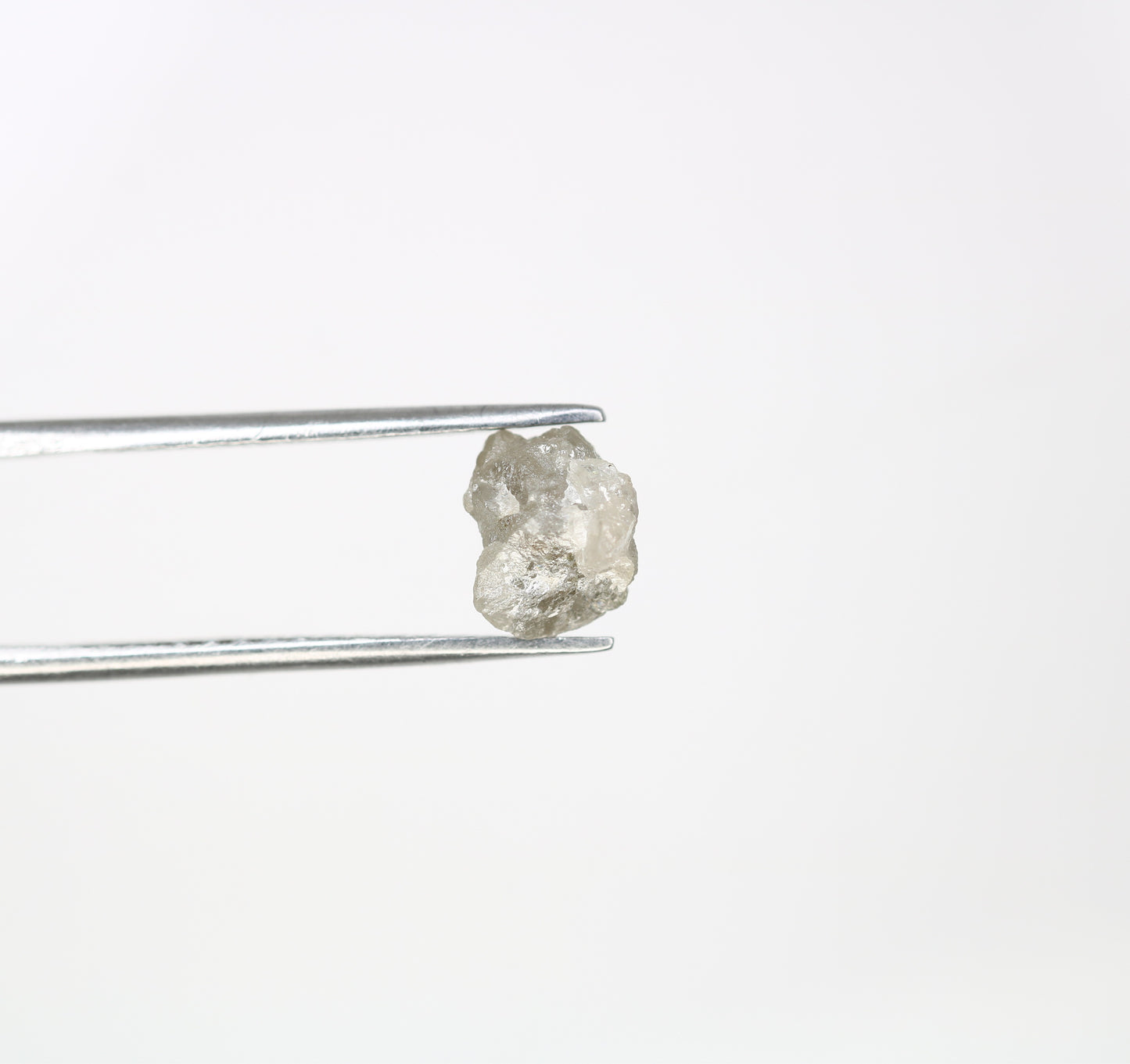 2.02 CT Raw Rough Irregular Cut Grey Natural Diamond For Engagement Ring - JayKrishna Diamond