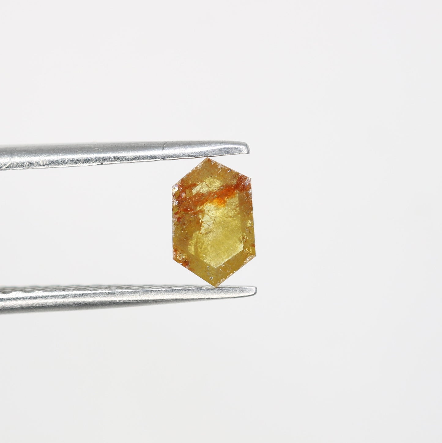 0.56 CT Fancy Yellow Elongated Hexagon Diamond – Stunning Loose Gem for Artisan Wedding Rings - JayKrishna Diamond