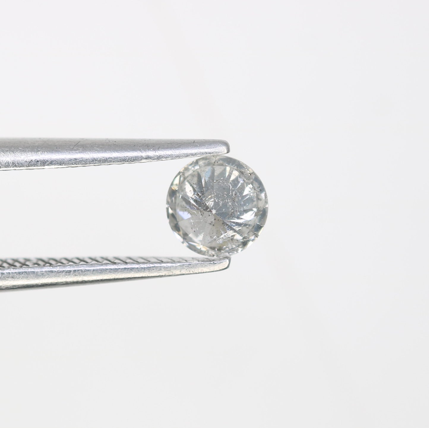 0.35 CT 4.60 x 2.70 MM Salt and Pepper Round Brilliant Cut Natural Diamond | Ideal for Designer Engagement Rings, Custom Wedding Jewelry & Unique Fine Jewelry - JayKrishna Diamond