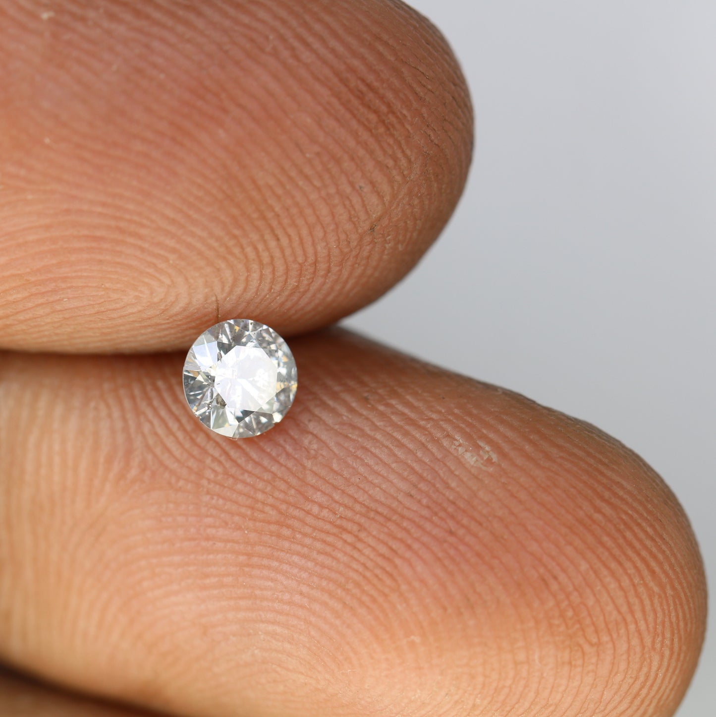 0.35 CT 4.60 x 2.70 MM Salt and Pepper Round Brilliant Cut Natural Diamond | Ideal for Designer Engagement Rings, Custom Wedding Jewelry & Unique Fine Jewelry - JayKrishna Diamond