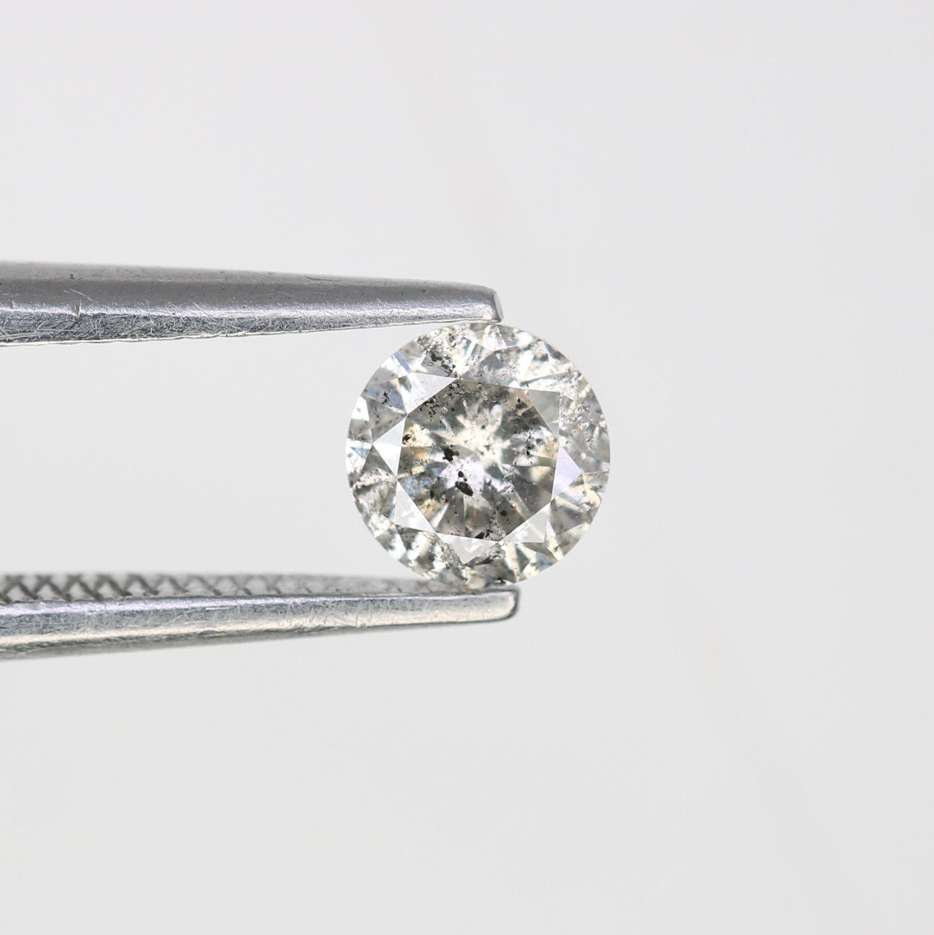 0.38 CT Salt and Pepper Oval Cut Loose Diamond for Custom Engagement Rings, Unique Bridal Jewelry & Ethical Fine Jewelry - JayKrishna Diamond