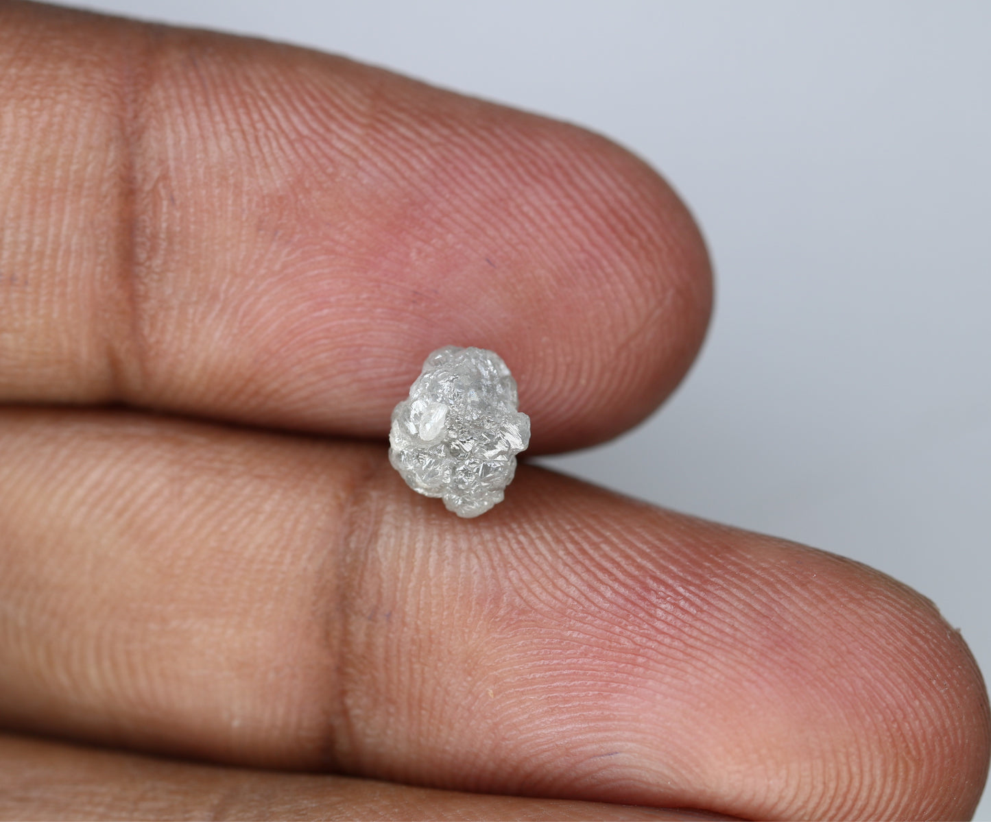 1.86 CT Rough Grey Uncut Raw Diamond For Engagement Ring - JayKrishna Diamond
