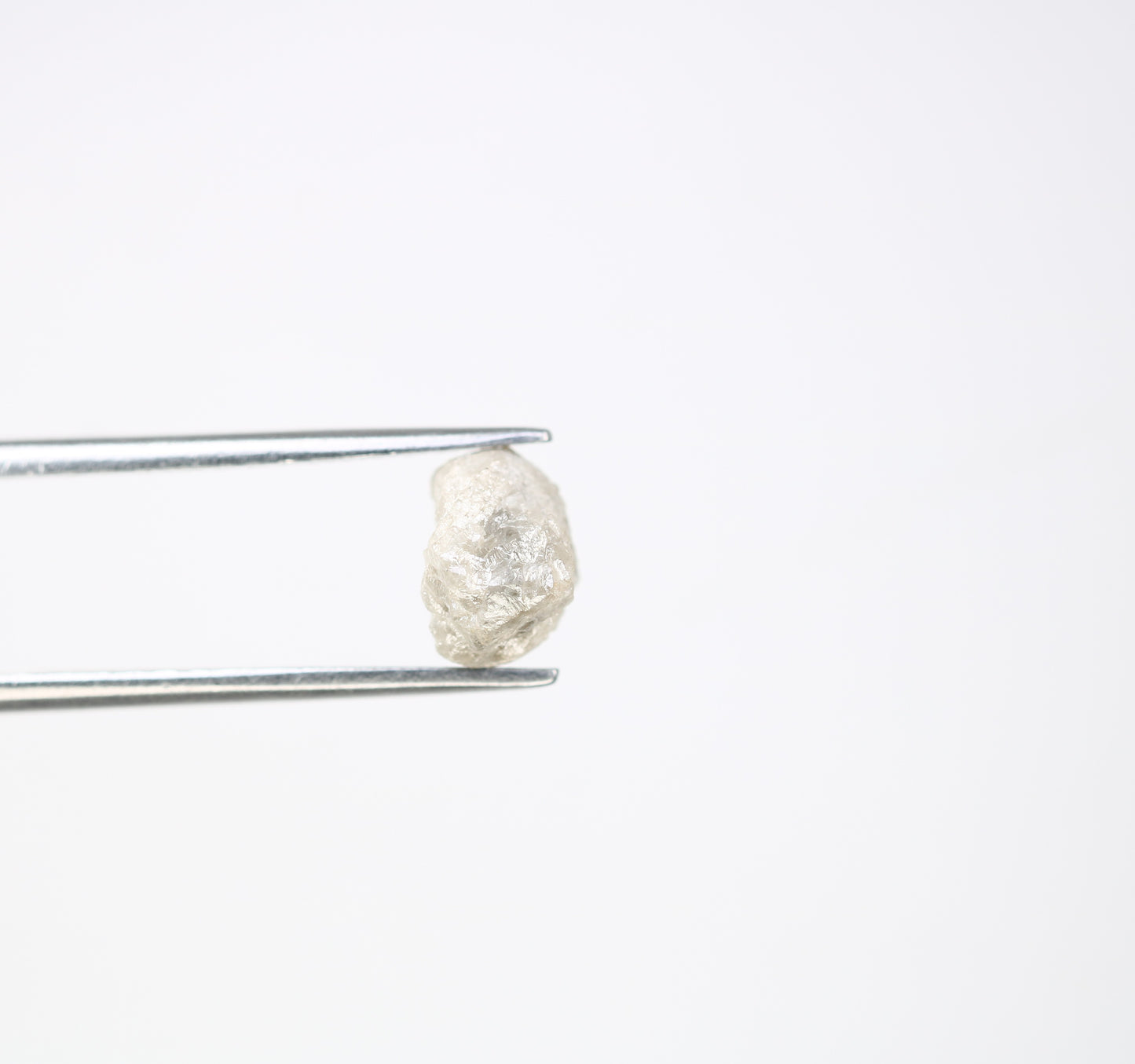 2.26 CT 7.50 x 6.80 MM Rough White Irregular Cut Raw Natural Diamond For Engagement Ring - JayKrishna Diamond