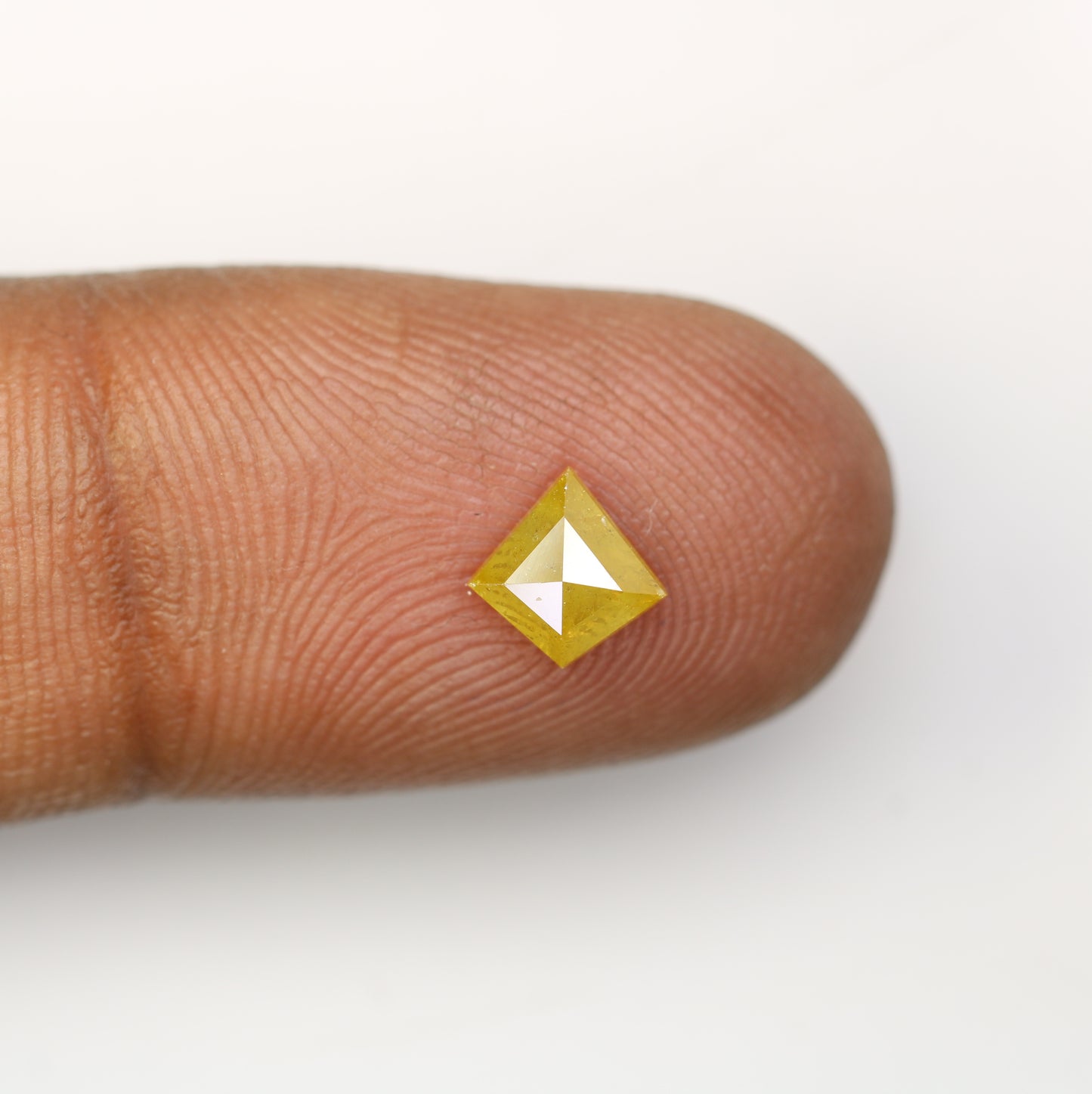 0.76 CT 6.80 MM Polished Kite Shape Yellow Diamond For Promise Ring - JayKrishna Diamond