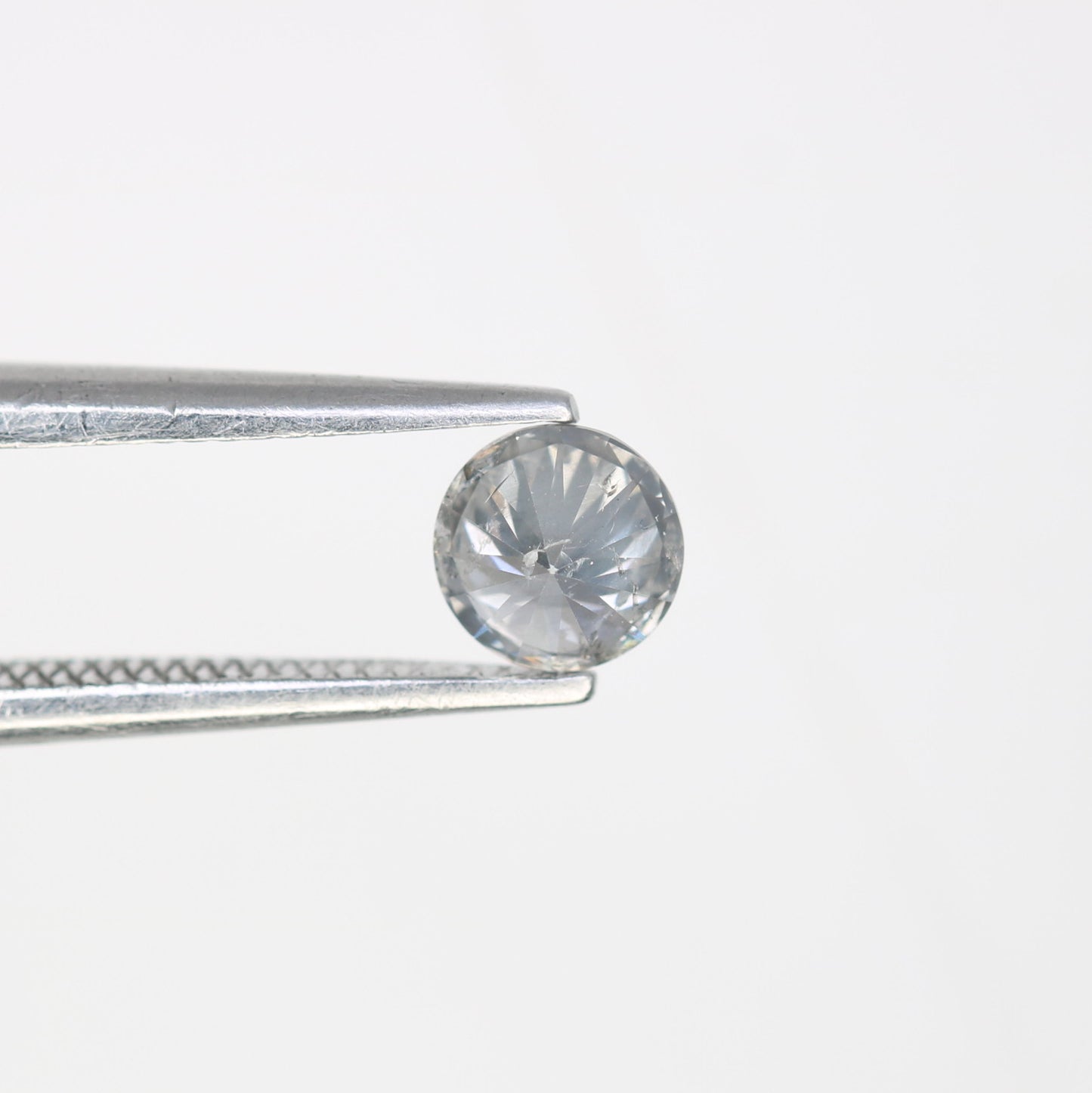 0.36 CT Round Brilliant Cut Salt and Pepper Diamond | Natural Gemstone for Promise Rings, Unique Engagement Jewelry & Ethical Fine Jewelry - JayKrishna Diamond