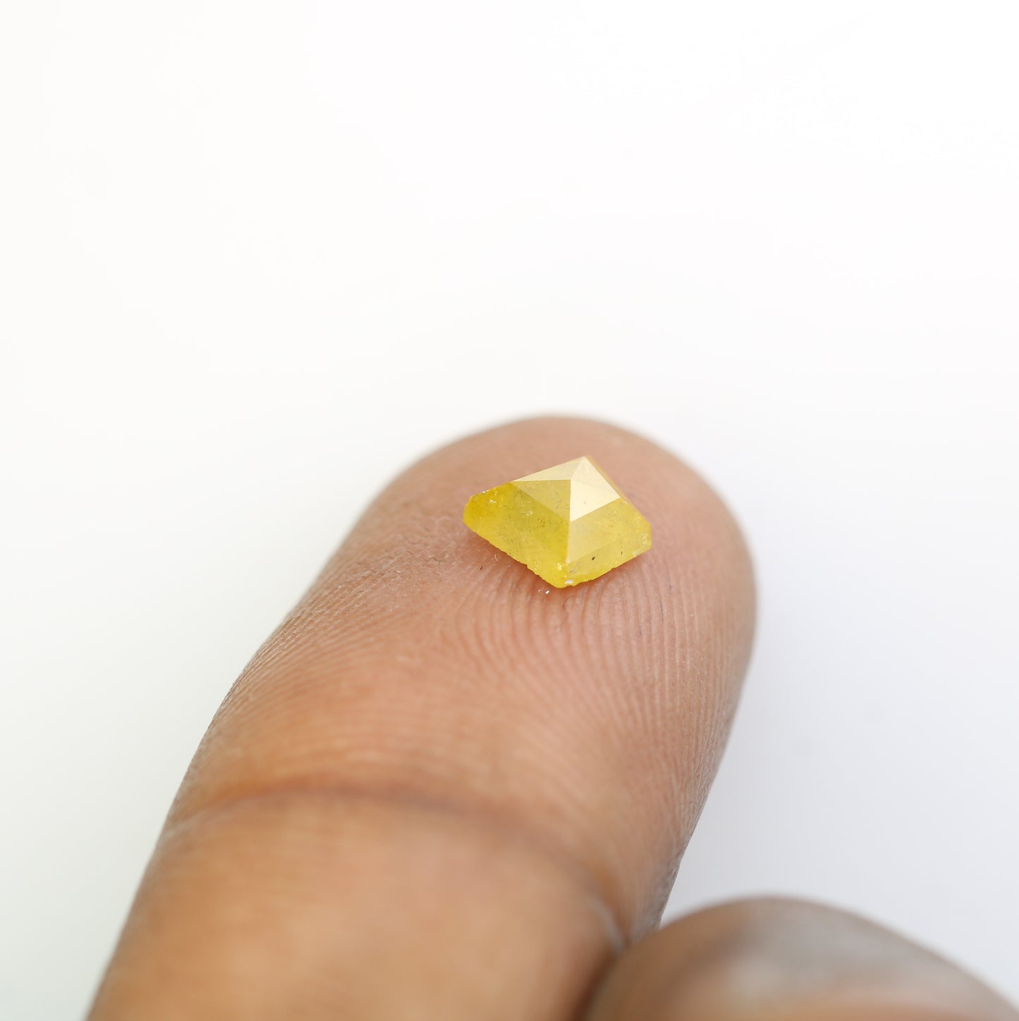 0.76 CT 6.80 MM Polished Kite Shape Yellow Diamond For Promise Ring - JayKrishna Diamond