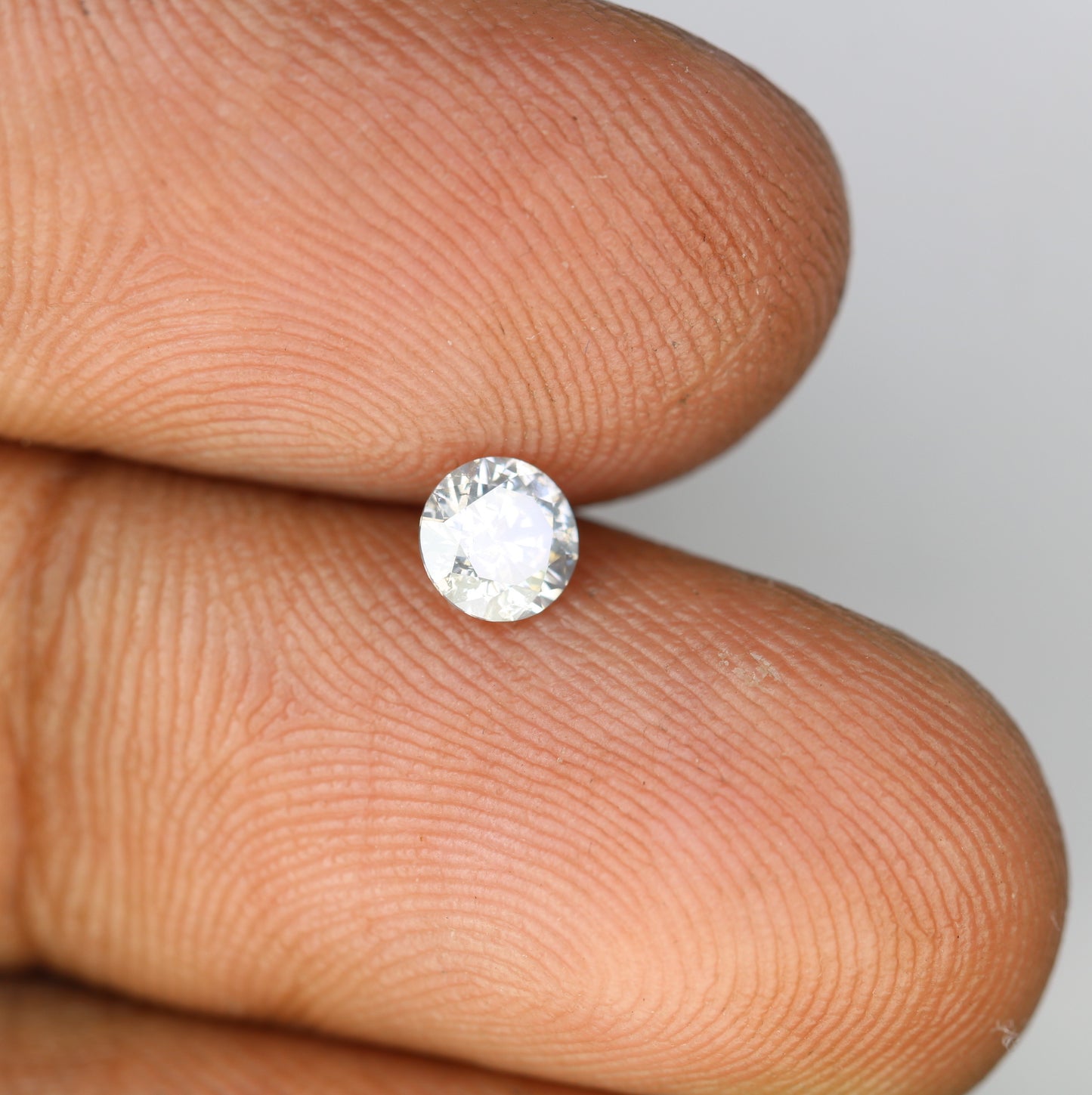 0.36 CT Round Brilliant Cut Salt and Pepper Diamond | Natural Gemstone for Promise Rings, Unique Engagement Jewelry & Ethical Fine Jewelry - JayKrishna Diamond