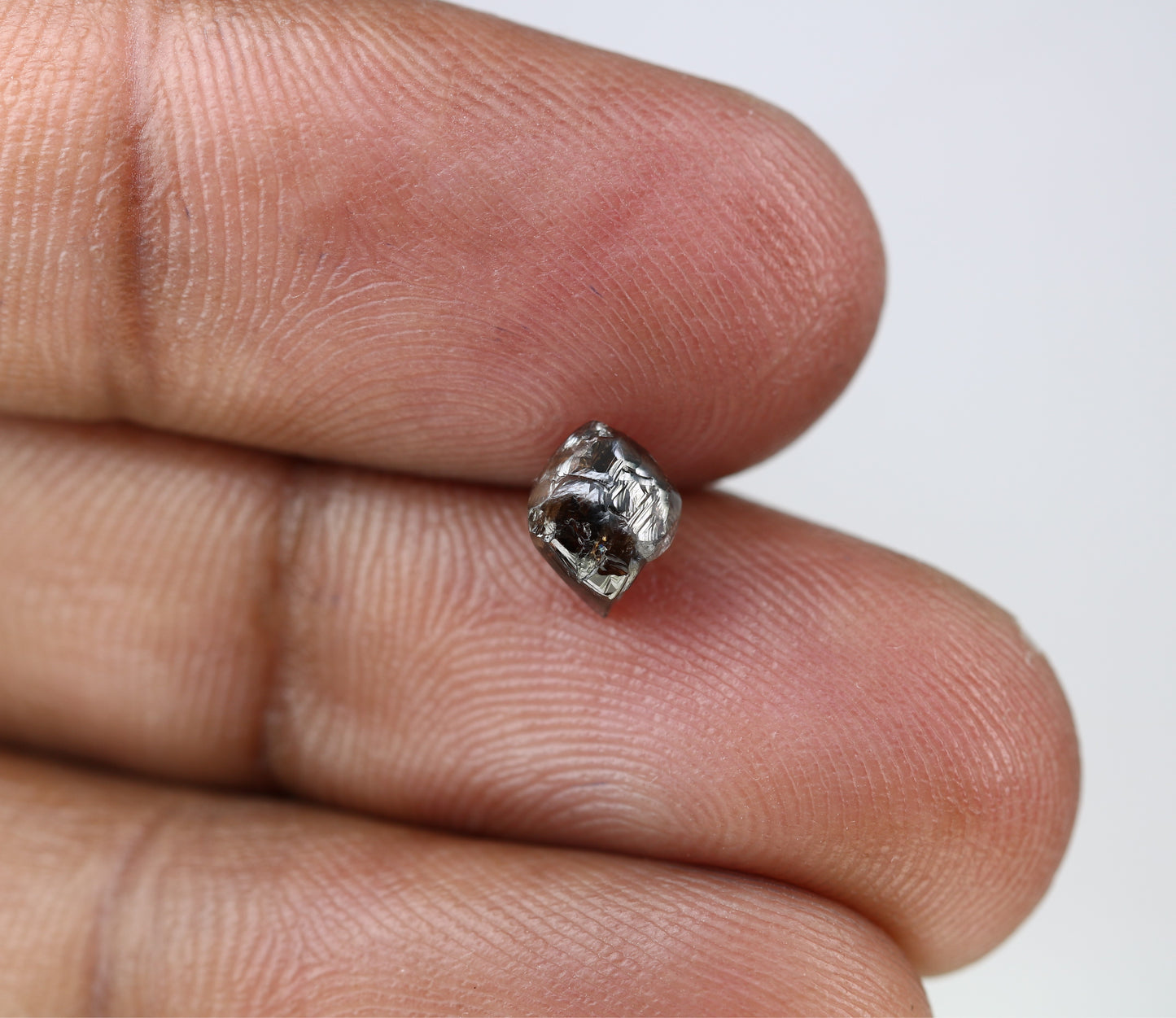 1.23 CT Dark Brown Rough Raw Uncut Diamond For Engagement Ring - JayKrishna Diamond
