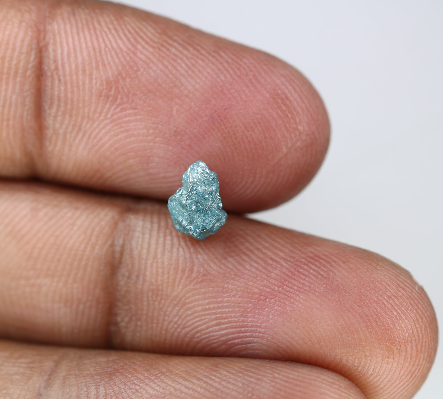 1.19 CT Blue Rough Raw Natural Diamond For Engagement Ring - JayKrishna Diamond