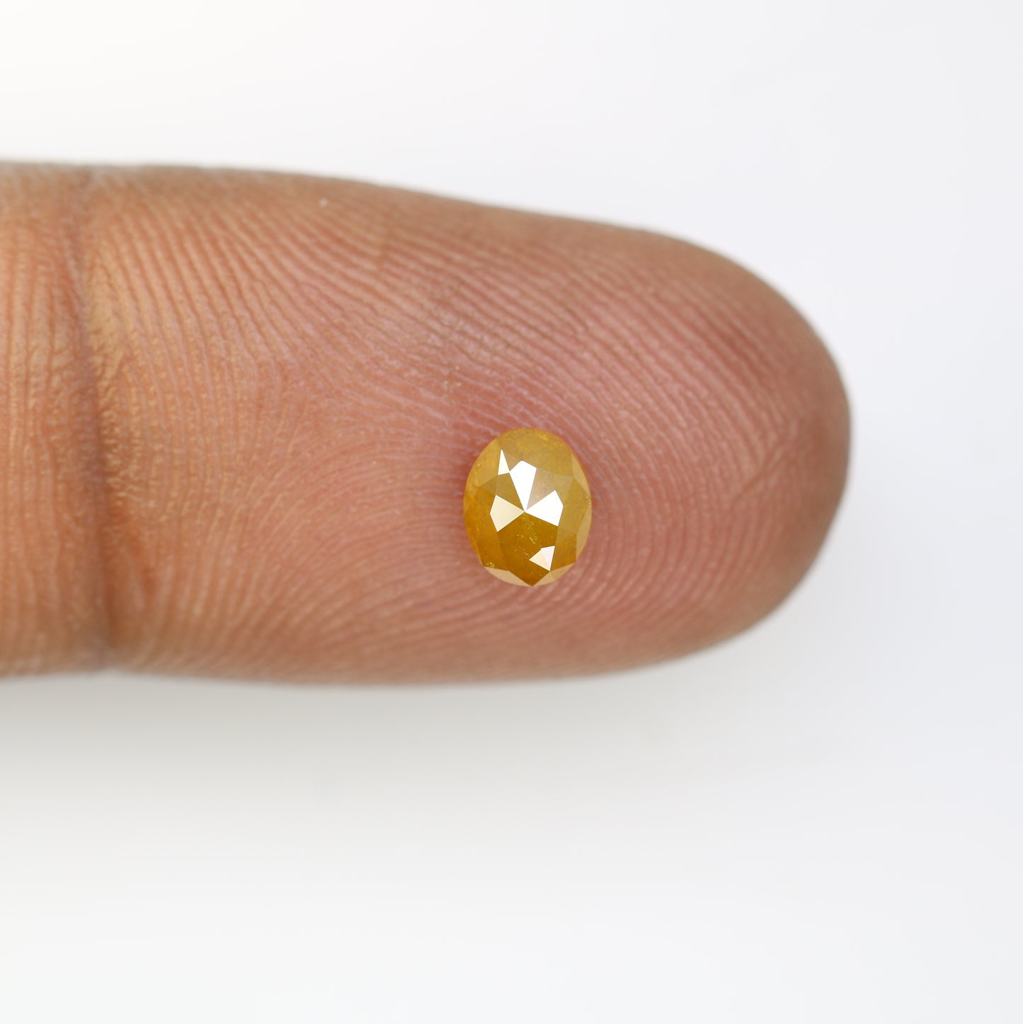 0.62 CT Fancy Yellow Oval Shape Loose Diamond (5.50 MM) for a Stunning Wedding Ring: Distinctive Gemstone Jewelry Piece - JayKrishna Diamond