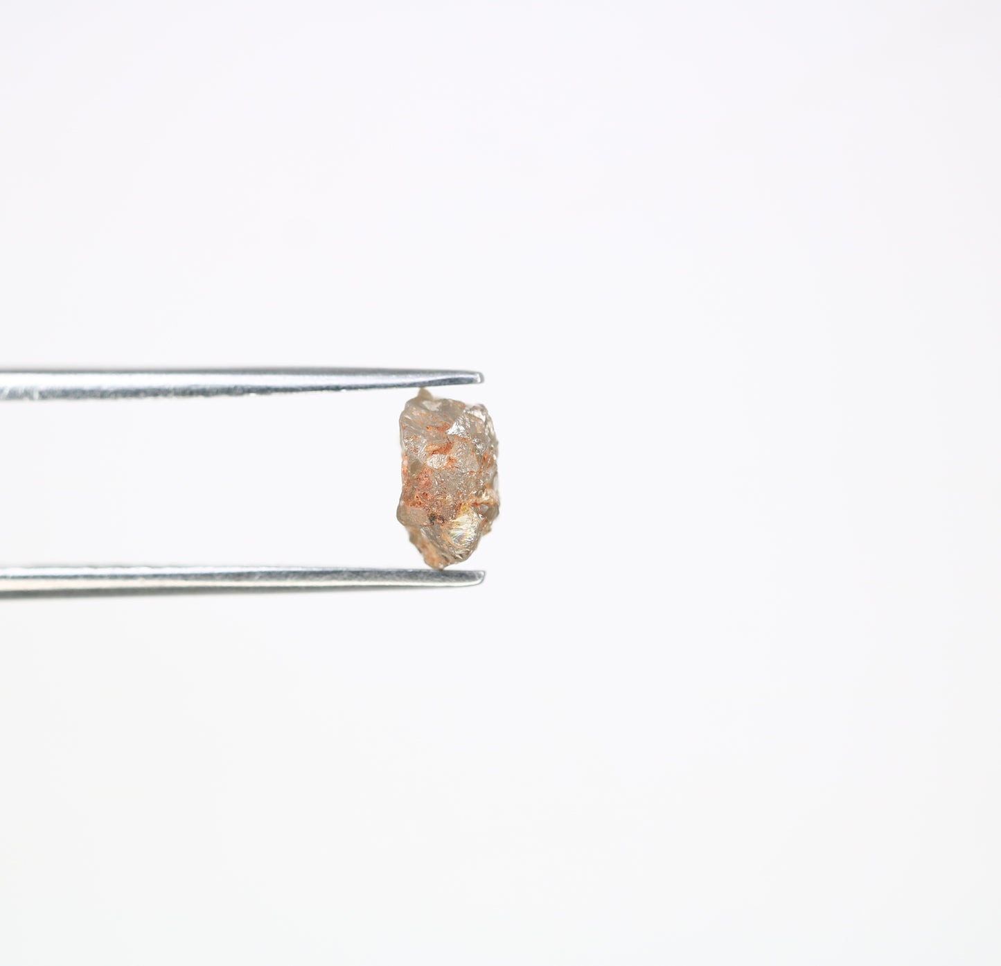 1.35 CT 6.70 MM Raw Rough Natural Uncut Grey Diamond For Engagement Ring - JayKrishna Diamond