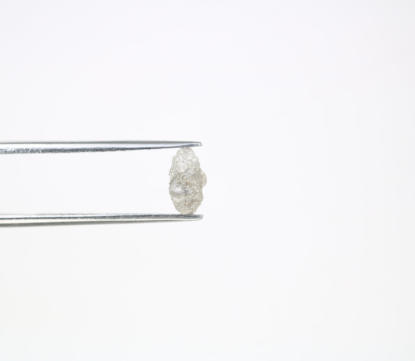 1.33 CT 7.40 MM Rough Grey Natural Uncut Raw Diamond For Engagement Ring - JayKrishna Diamond
