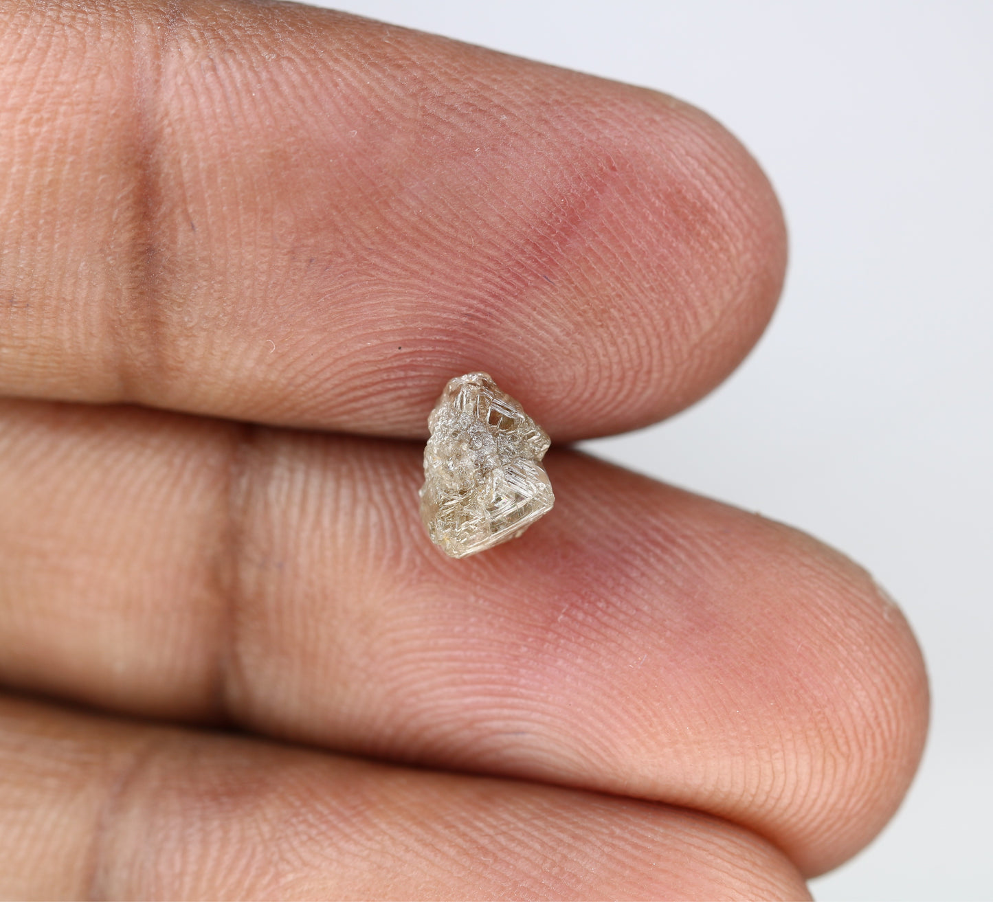 1.48 CT Light Brown Rough Raw Uncut Diamond For Engagement Ring - JayKrishna Diamond
