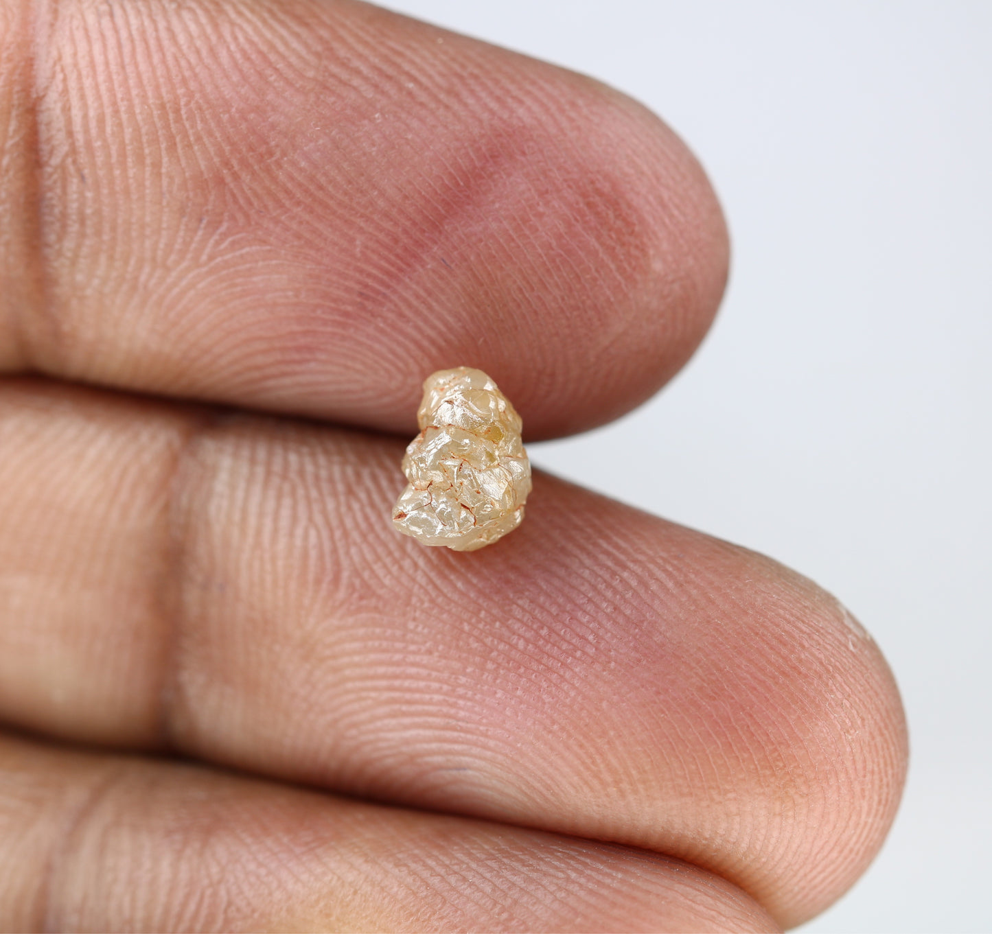 1.38 CT Irregular Cut Raw Rough 7.10 MM Diamond For Engagement Ring - JayKrishna Diamond
