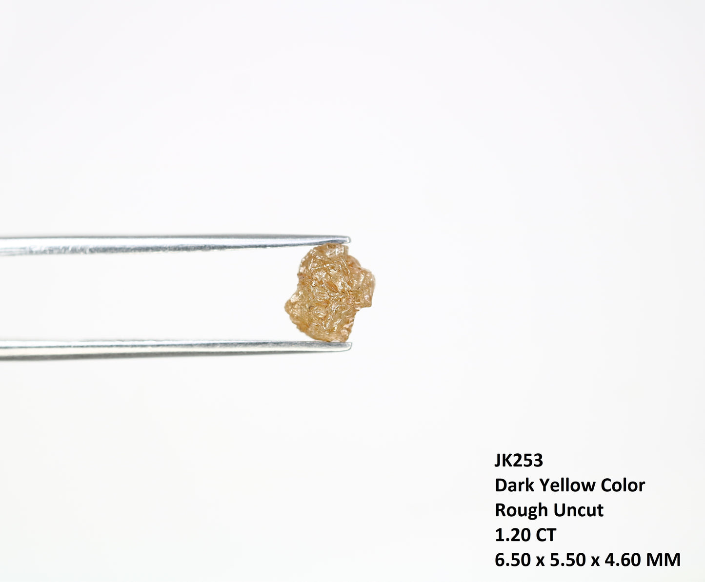 1.20 CT Natural Raw Uncut Rough Yellow Diamond For Engagement Ring - JayKrishna Diamond