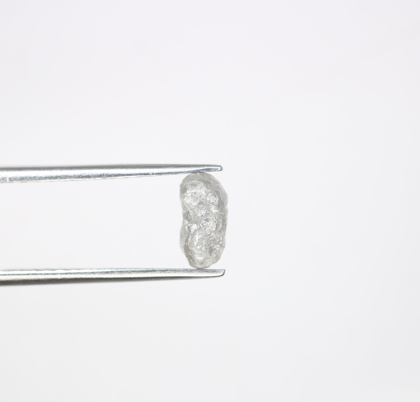 1.38 CT Raw Rough Grey Irregular Cut 7.70 MM Raw Diamond For Engagement Ring - JayKrishna Diamond