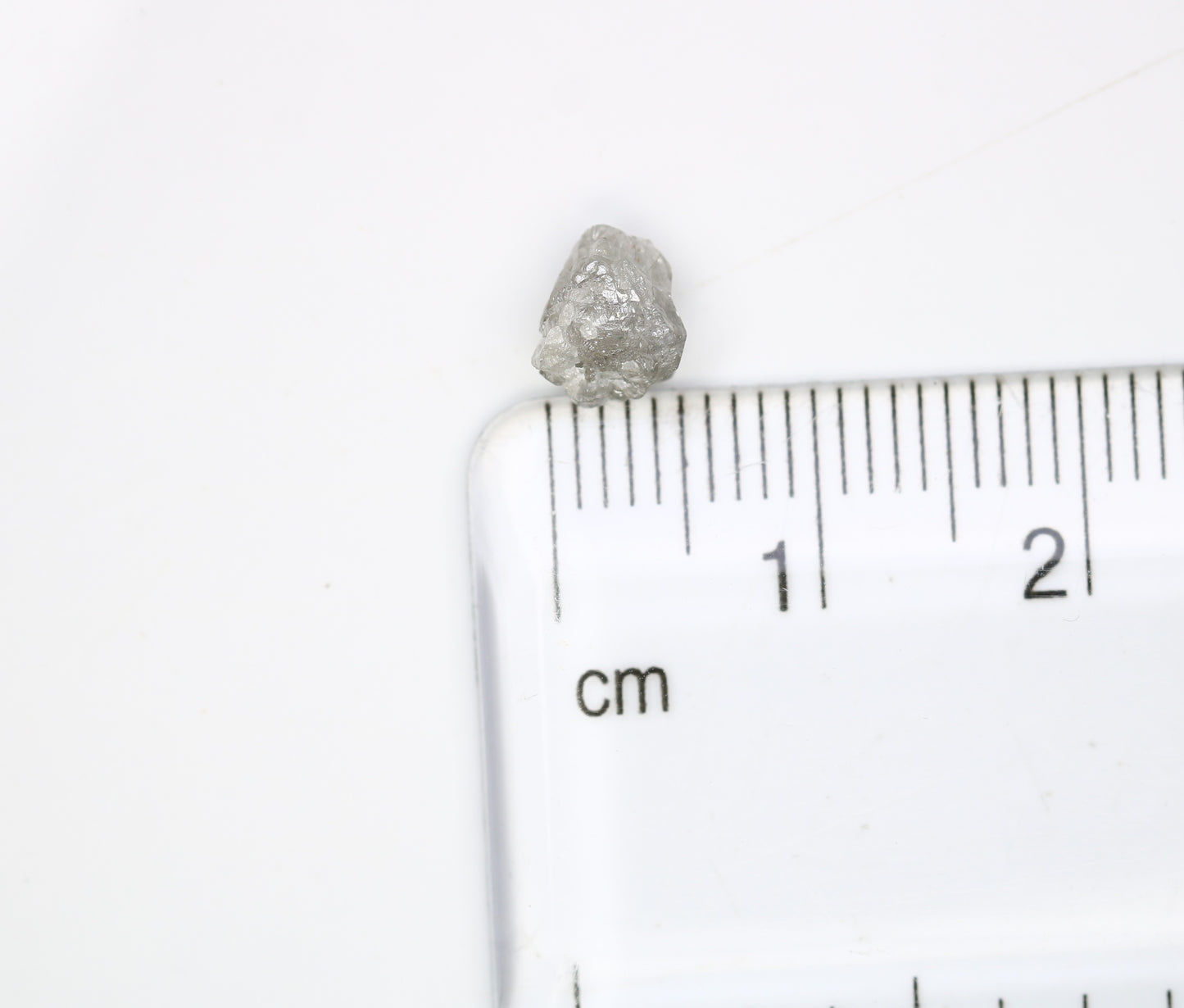 1.24 CT Raw Irregular Cut Raw Rough Grey Diamond For Engagement Ring - JayKrishna Diamond
