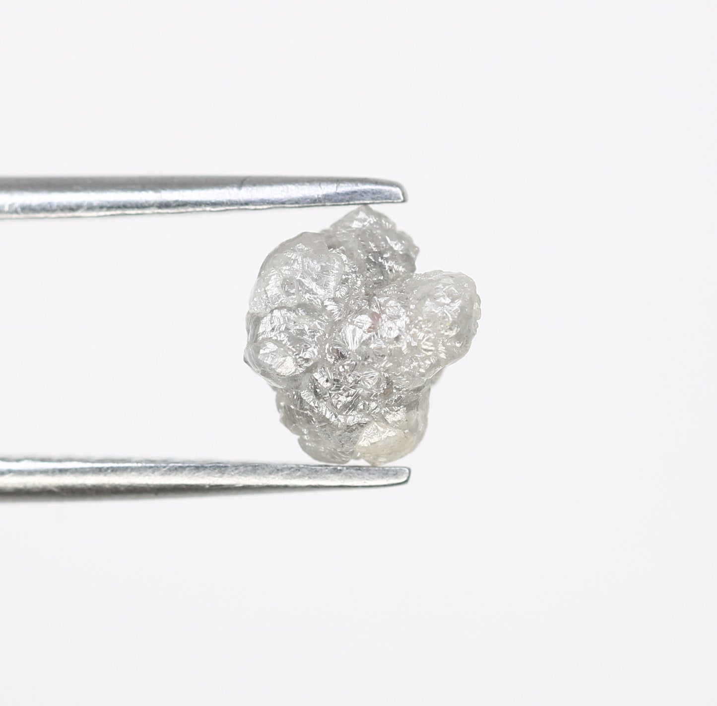 1.22 CT Raw Rough Irregular Cut Grey Diamond For Engagement Ring - JayKrishna Diamond