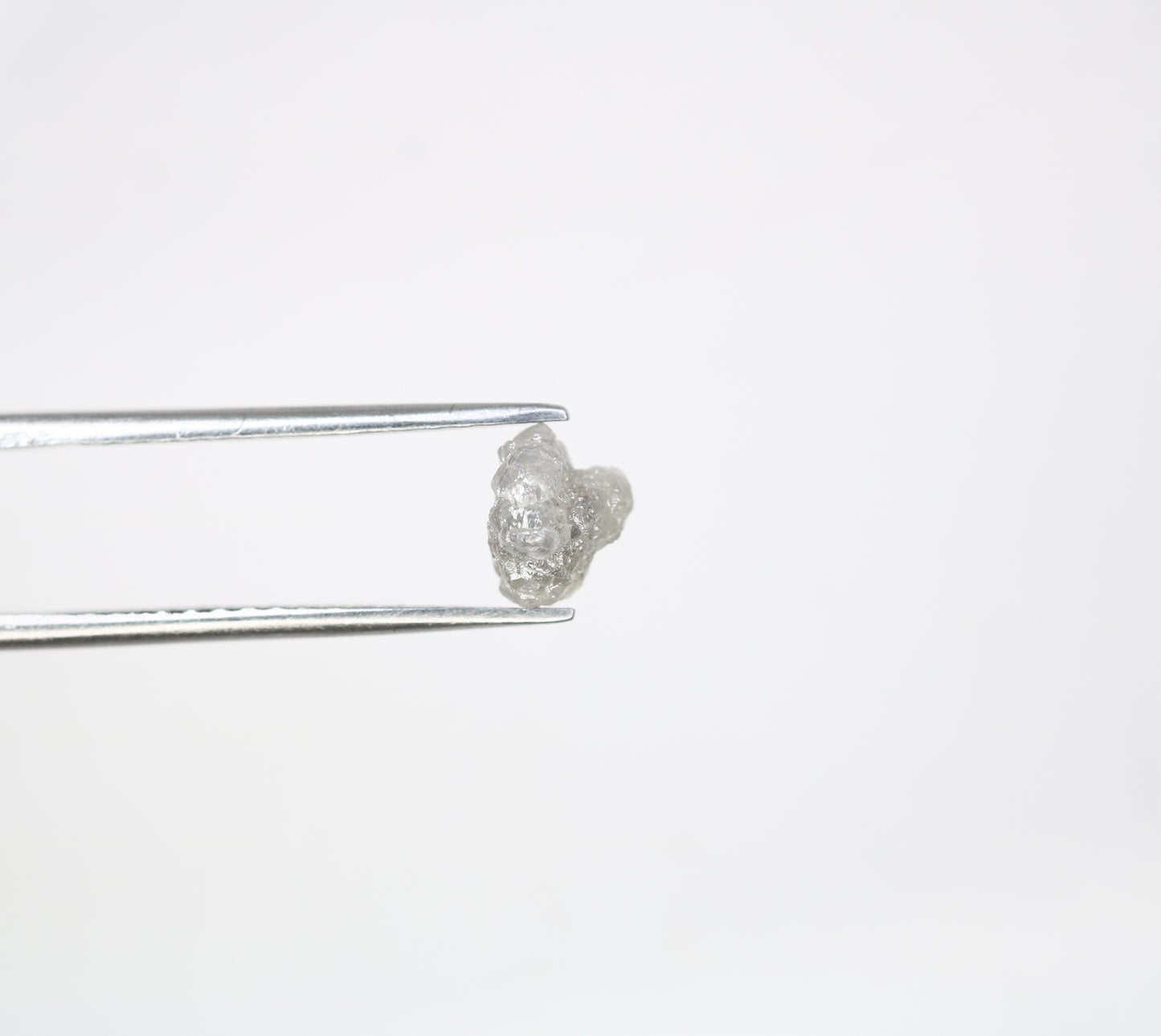 1.22 CT Raw Rough Irregular Cut Grey Diamond For Engagement Ring - JayKrishna Diamond