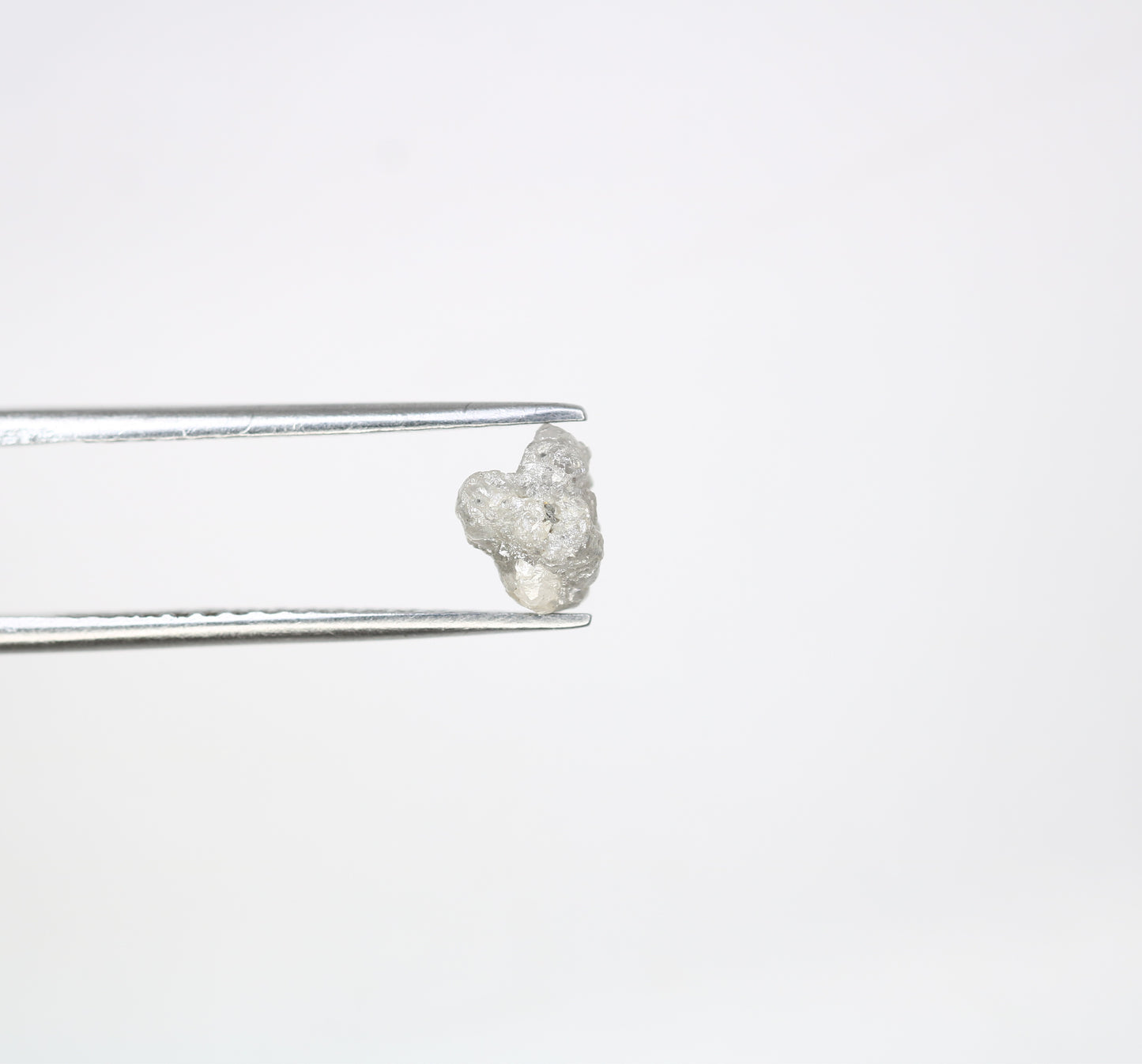 1.22 CT Raw Rough Irregular Cut Grey Diamond For Engagement Ring - JayKrishna Diamond
