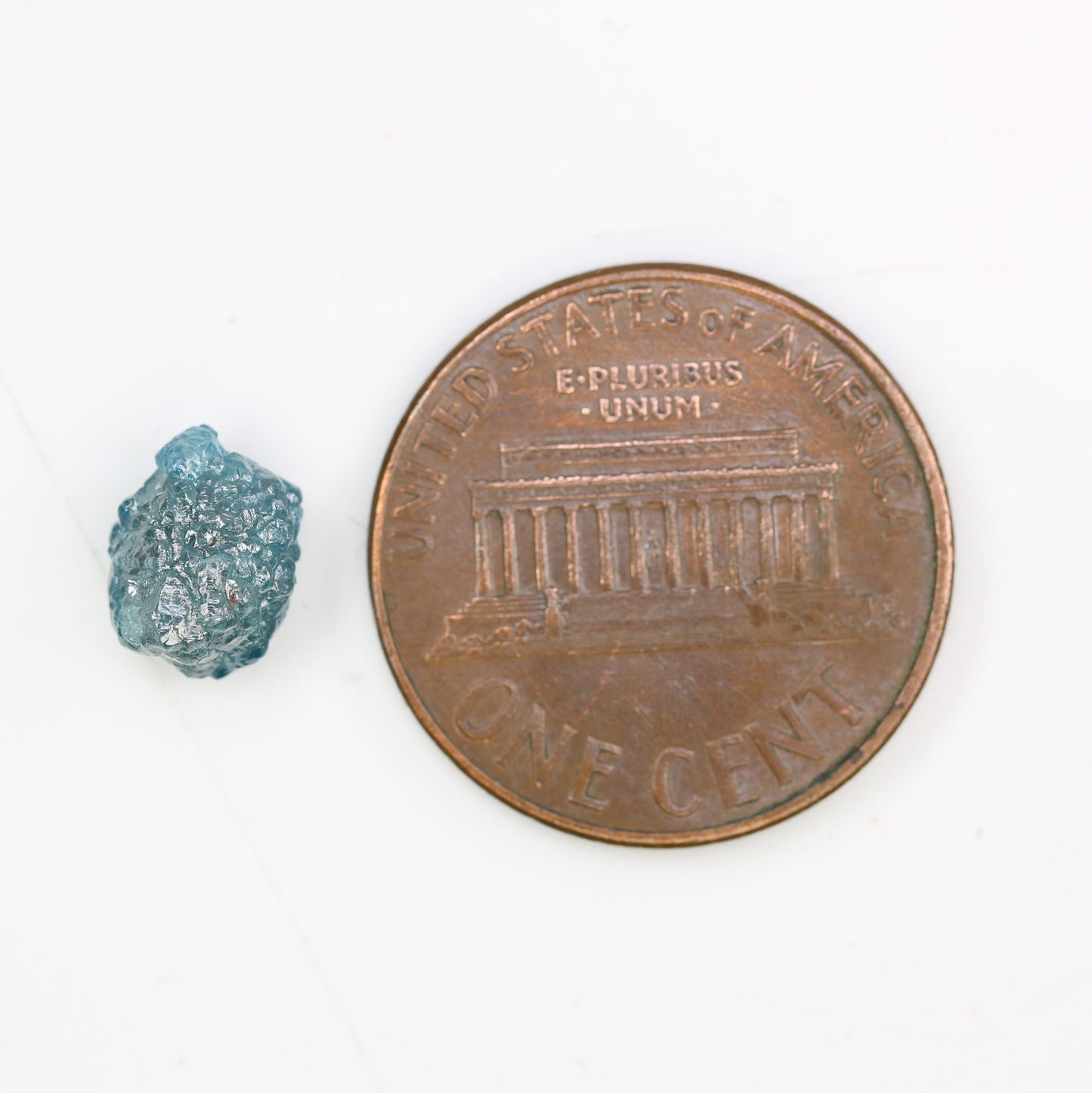 1.98 CT Rough Irregular Cut Blue Raw Diamond For Wedding Ring - JayKrishna Diamond