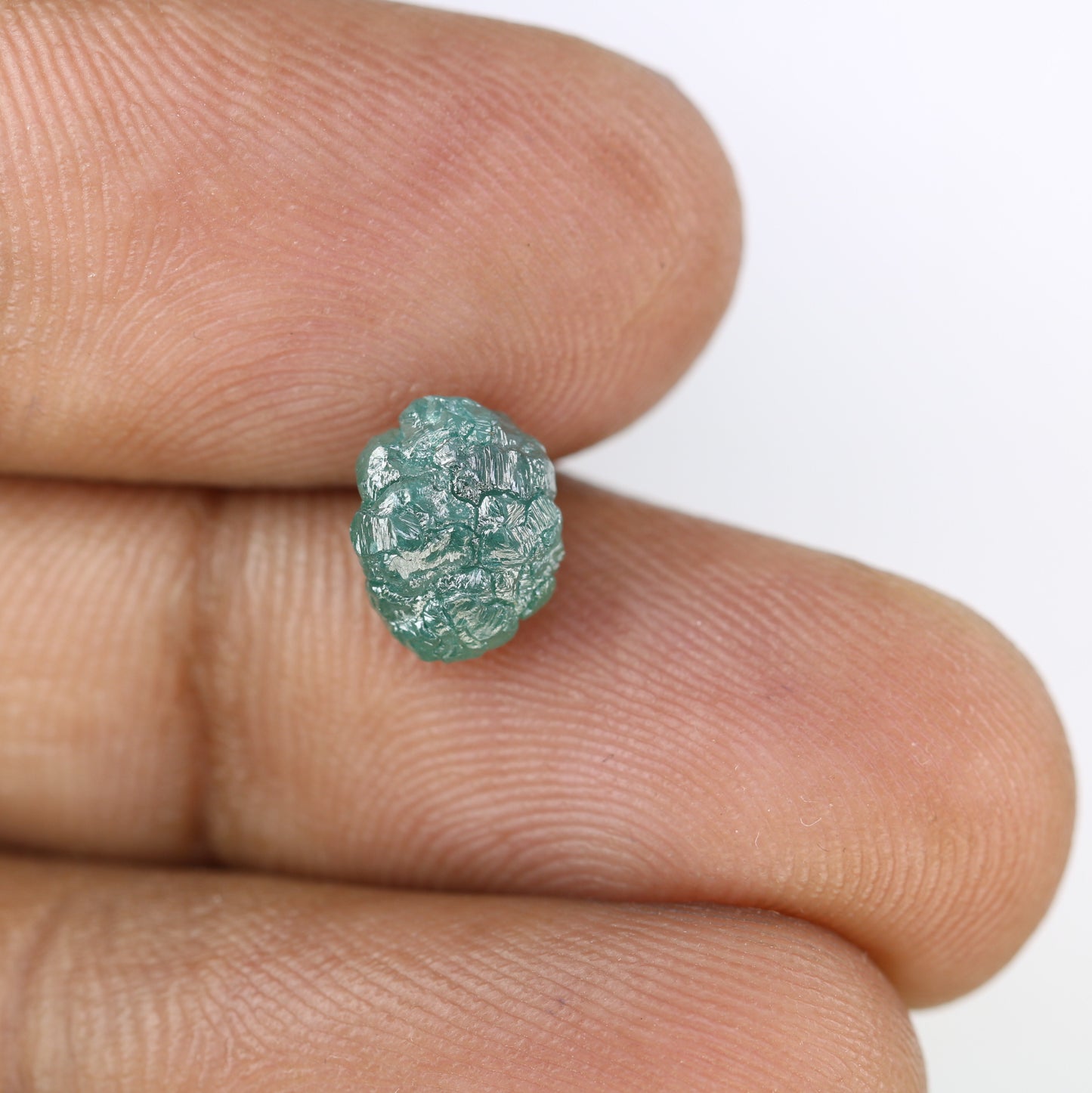 2.68 CT Uncut Raw Blue Rough Diamond For Engagement Ring - JayKrishna Diamond