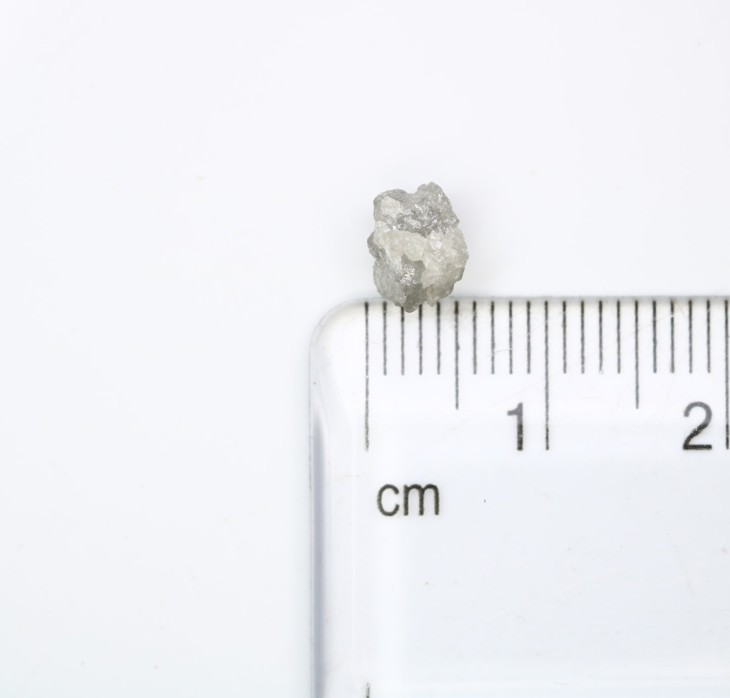 1.32 CT Irregular Cut Grey Raw Rough Diamond For Engagement Ring - JayKrishna Diamond