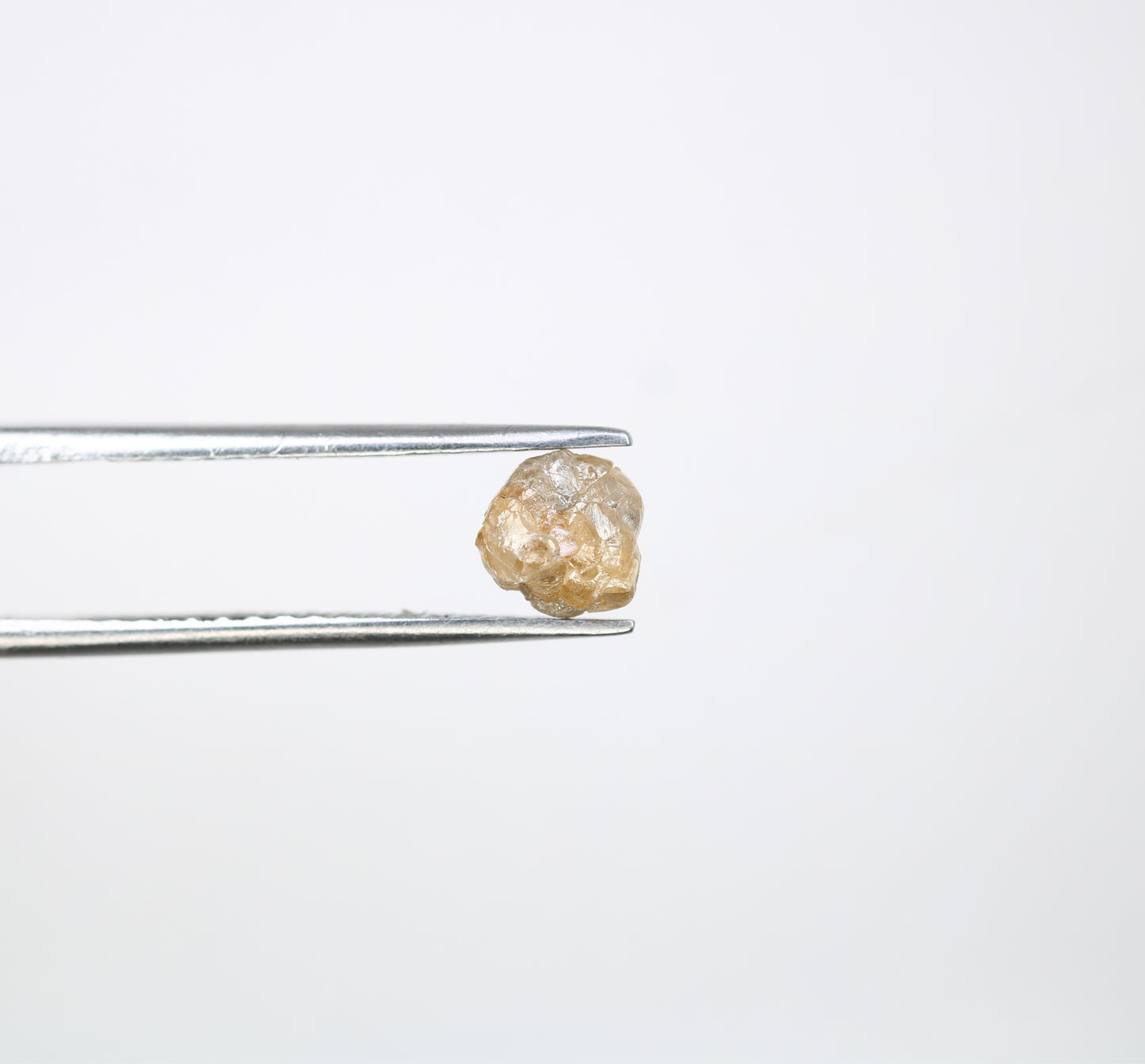 1.25 CT Uncut Natural Peach Raw 5.80 MM Rough Loose Diamond For Promise Ring - JayKrishna Diamond
