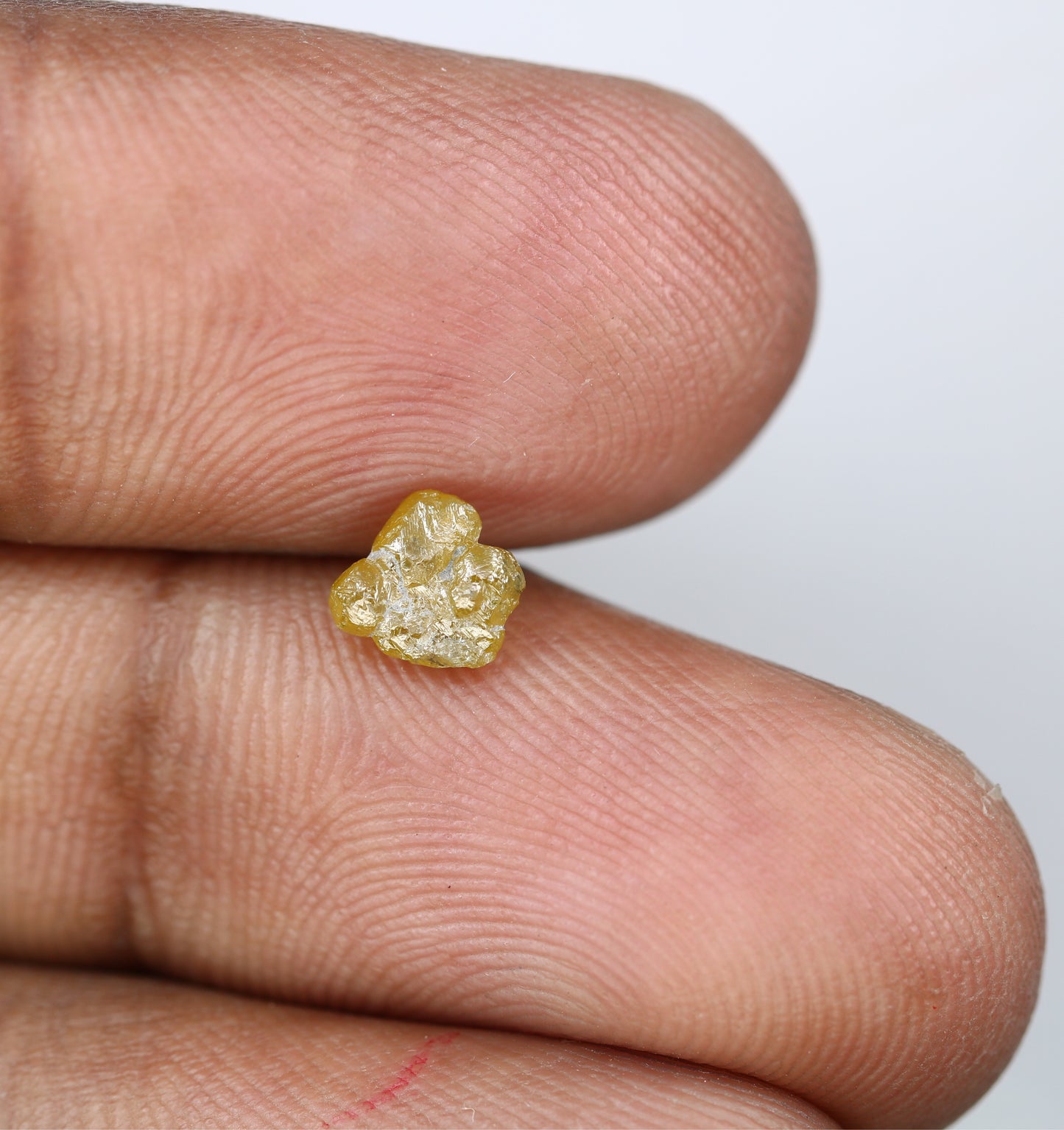 0.64 CT Natural Green Uncut Raw Rough Diamond for a One-of-a-Kind Engagement Ring: Elegant Gemstone Jewelry Piece - JayKrishna Diamond