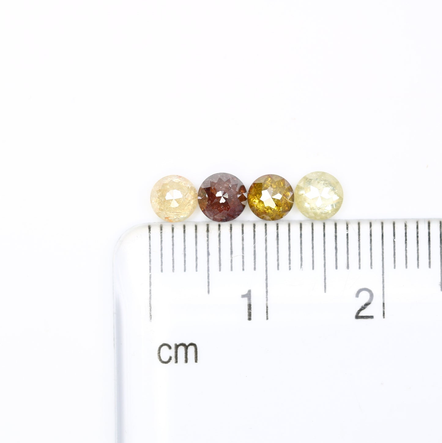 1.48 Carat Multi Color Loose Natural Round Rose Cut Diamond For Wedding Ring - JayKrishna Diamond